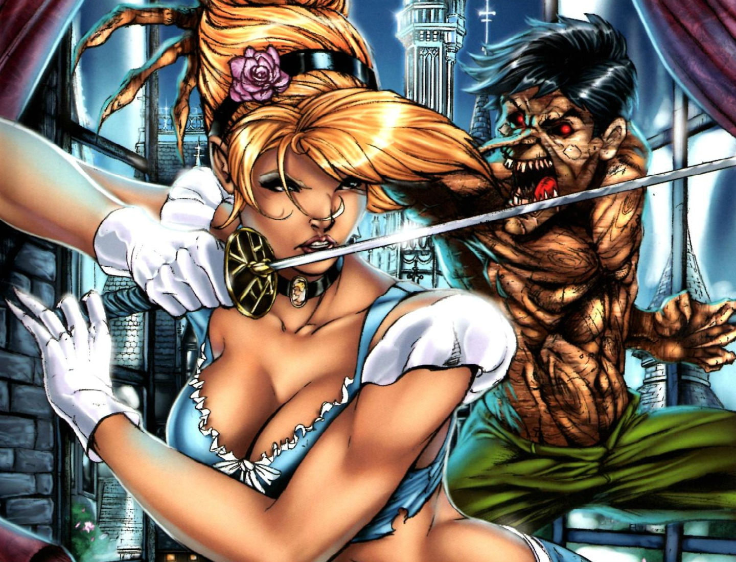 tales, 720P, zenescope entertainment, grimm, fairy, HD Wallpaper