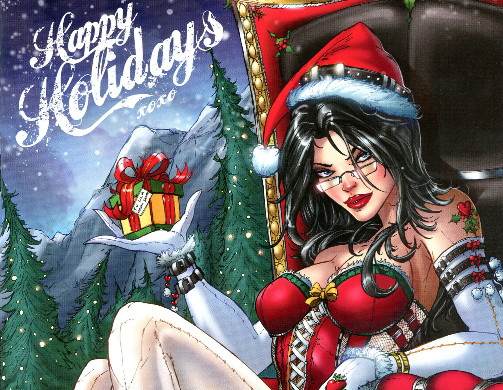 christmas, 720P, grimm, zenescope entertainment, fairy, tales, HD Wallpaper