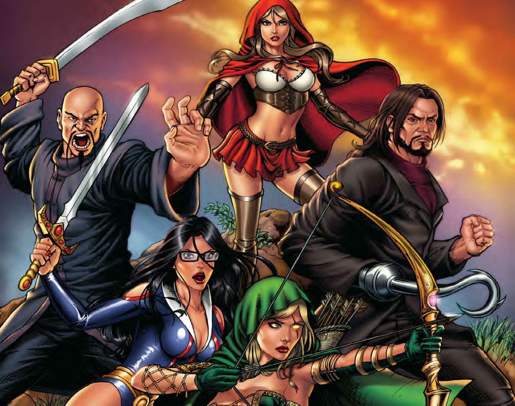 grimm, 720P, tales, fairy, zenescope entertainment, HD Wallpaper