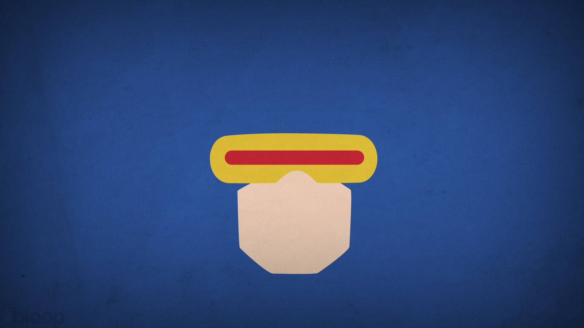 Blo0p, Marvel Comics, 1080P, hero, minimalism, Cyclops, X-Men, HD Wallpaper