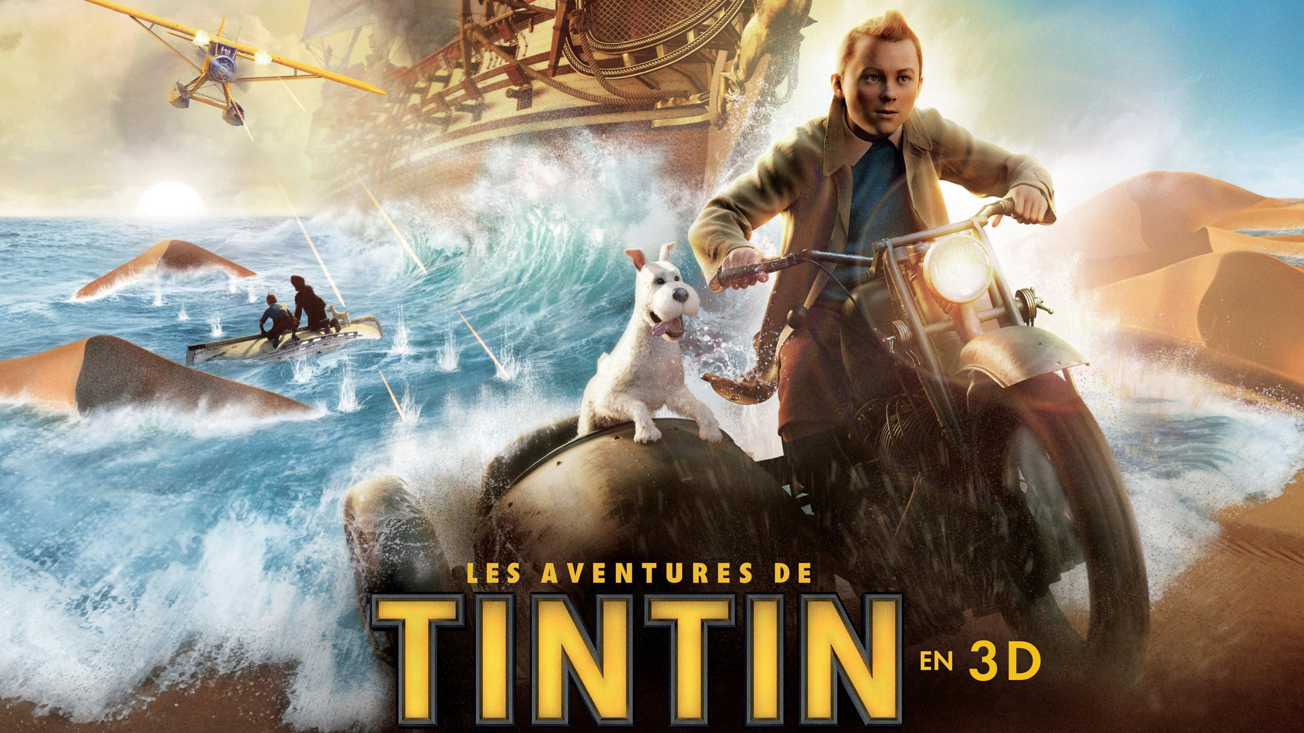 de, movies, les, french, tintin, aventures, 2K, movie, HD Wallpaper