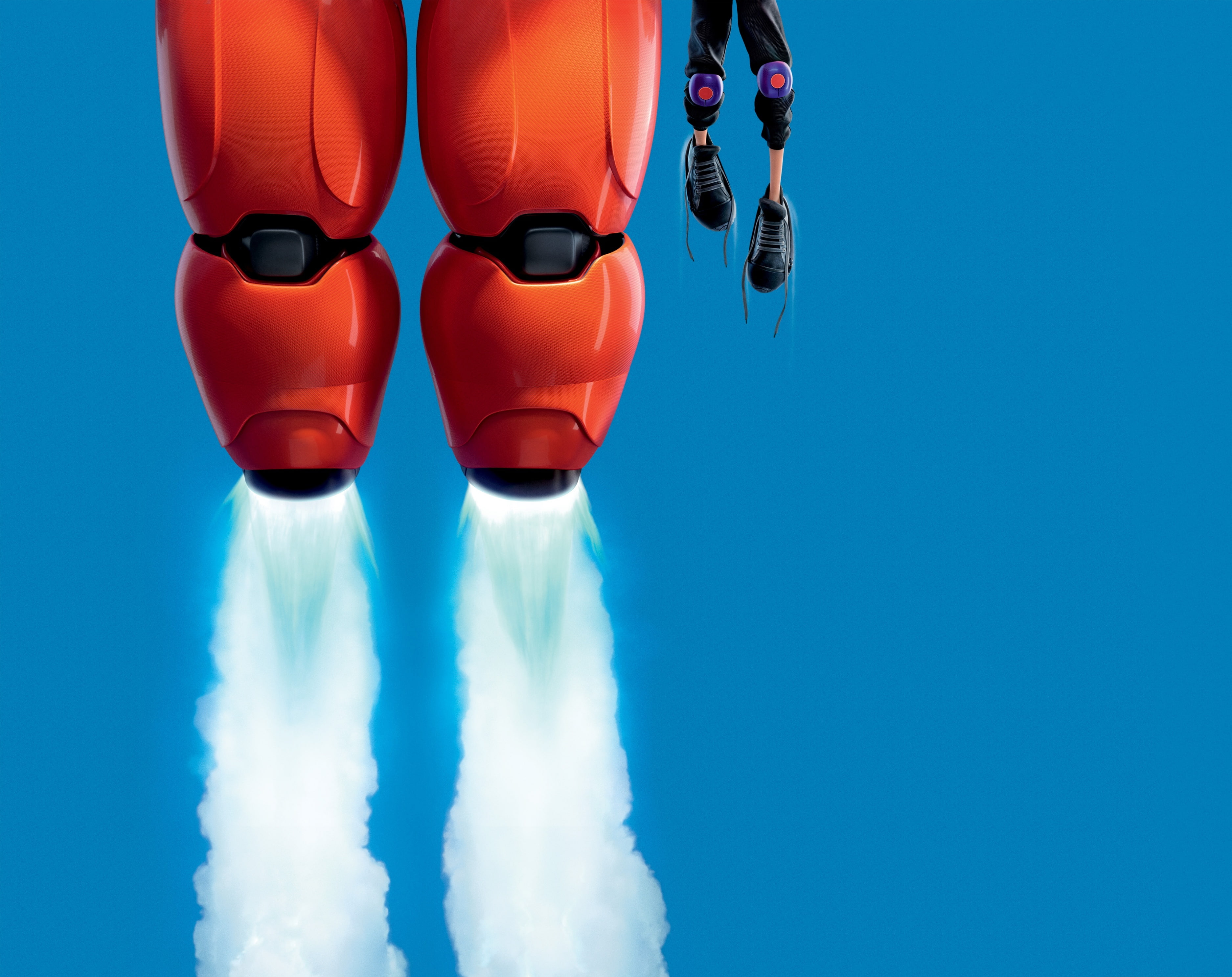 sky, sea, courage, sport, blue, copy space, poisonous, Others, people, San Fransokyo, safety equipment, Cartoons, 2K, Film, 2014, water, baymax, HD Wallpaper