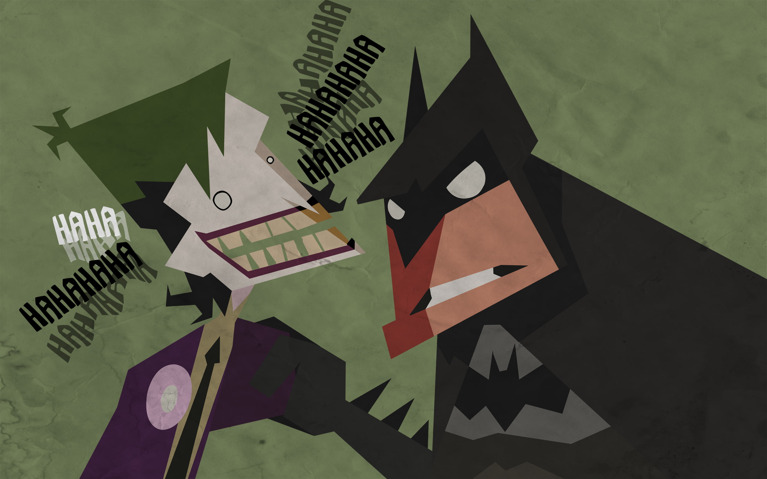 2K, joker, cartoon/comic, hd, batman, HD Wallpaper
