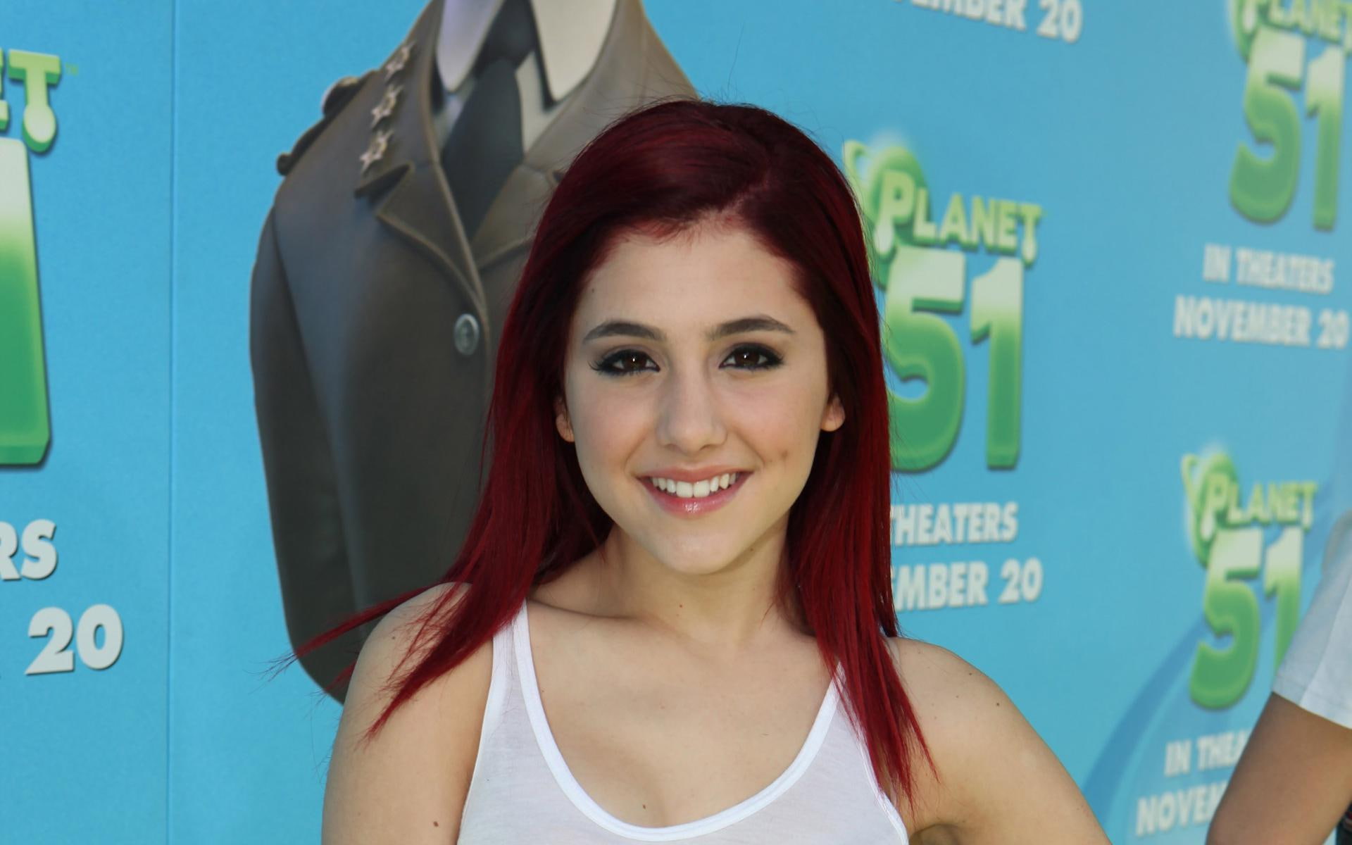 celebrity, grande, 1080P, cute, celebrities, ariana, girls, ariana grande, HD Wallpaper