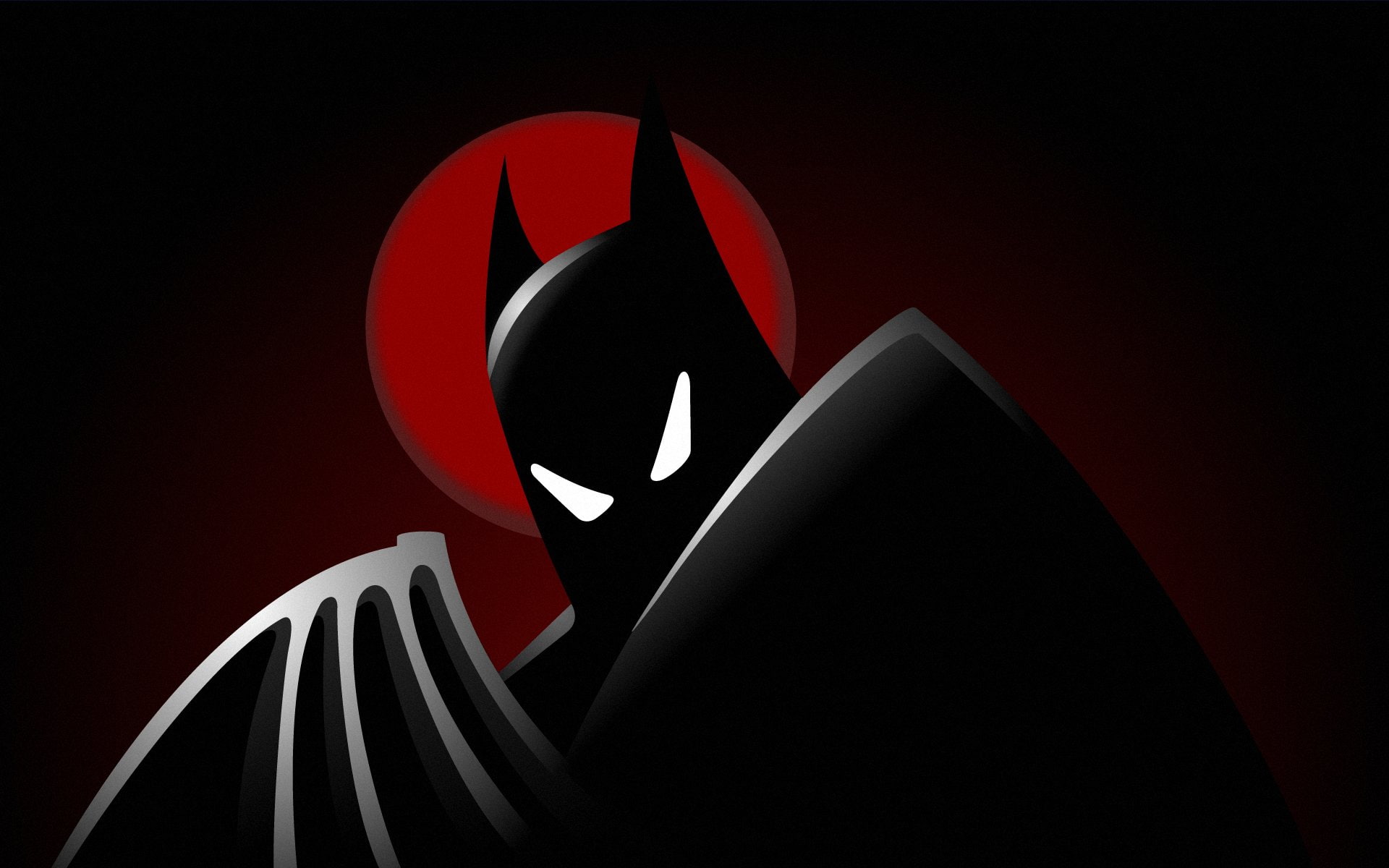 connection, industry, Batman: The Animated Series, creativity, pattern, shape, close-up, Batman, Comics, design, red, studio shot, communication, indoors, HD Wallpaper