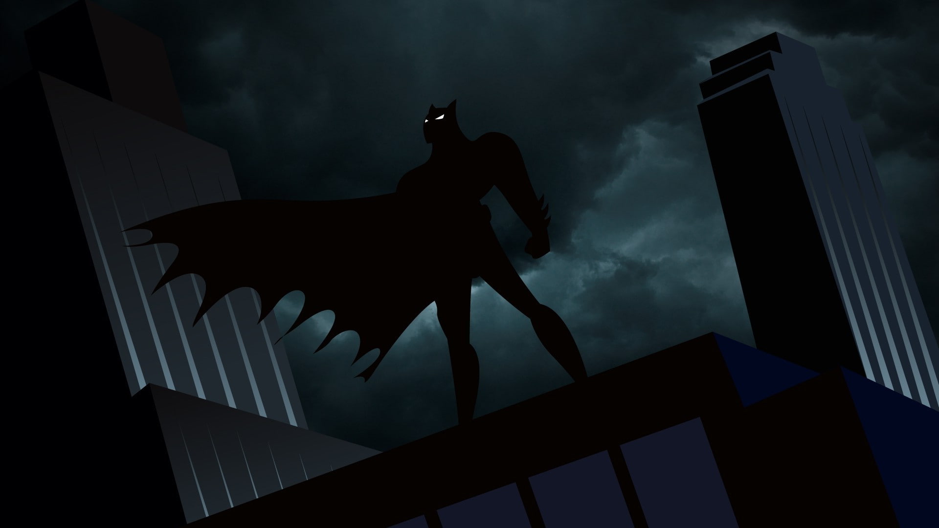 outdoors, digital composite, building exterior, 1080P, horse, office building exterior, Animated Series, creativity, sculpture, human representation, Batman, HD Wallpaper