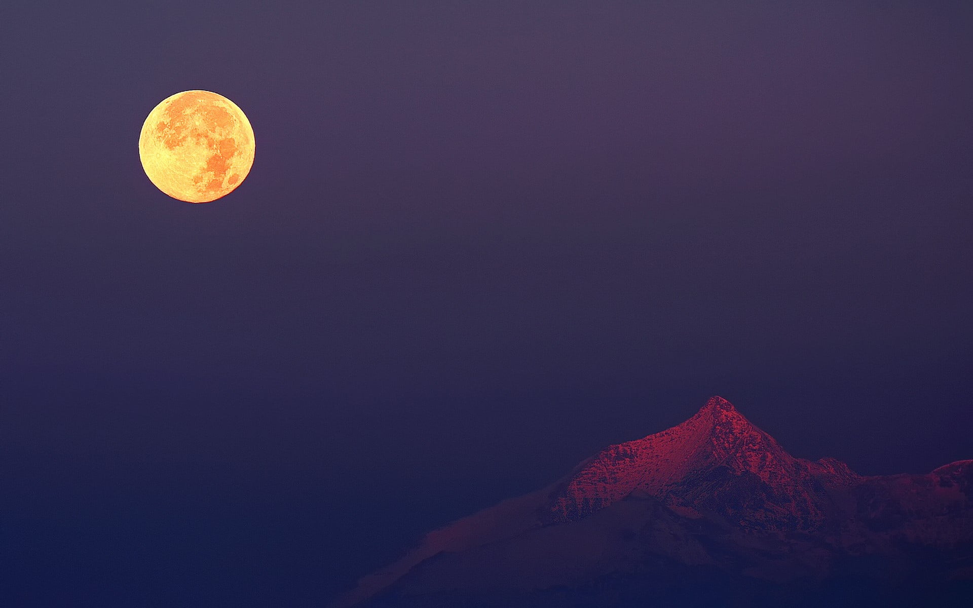 outdoors, moonlight, solid, planetary moon, tranquil scene, idyllic, rock - object, mountain, Moon, space, tranquility, astronomy, evening, alps, rock, HD Wallpaper