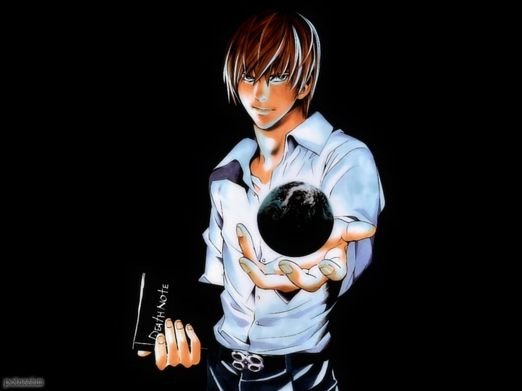 note, x, kira, hd, death, 480P, death note, anime, art, HD Wallpaper