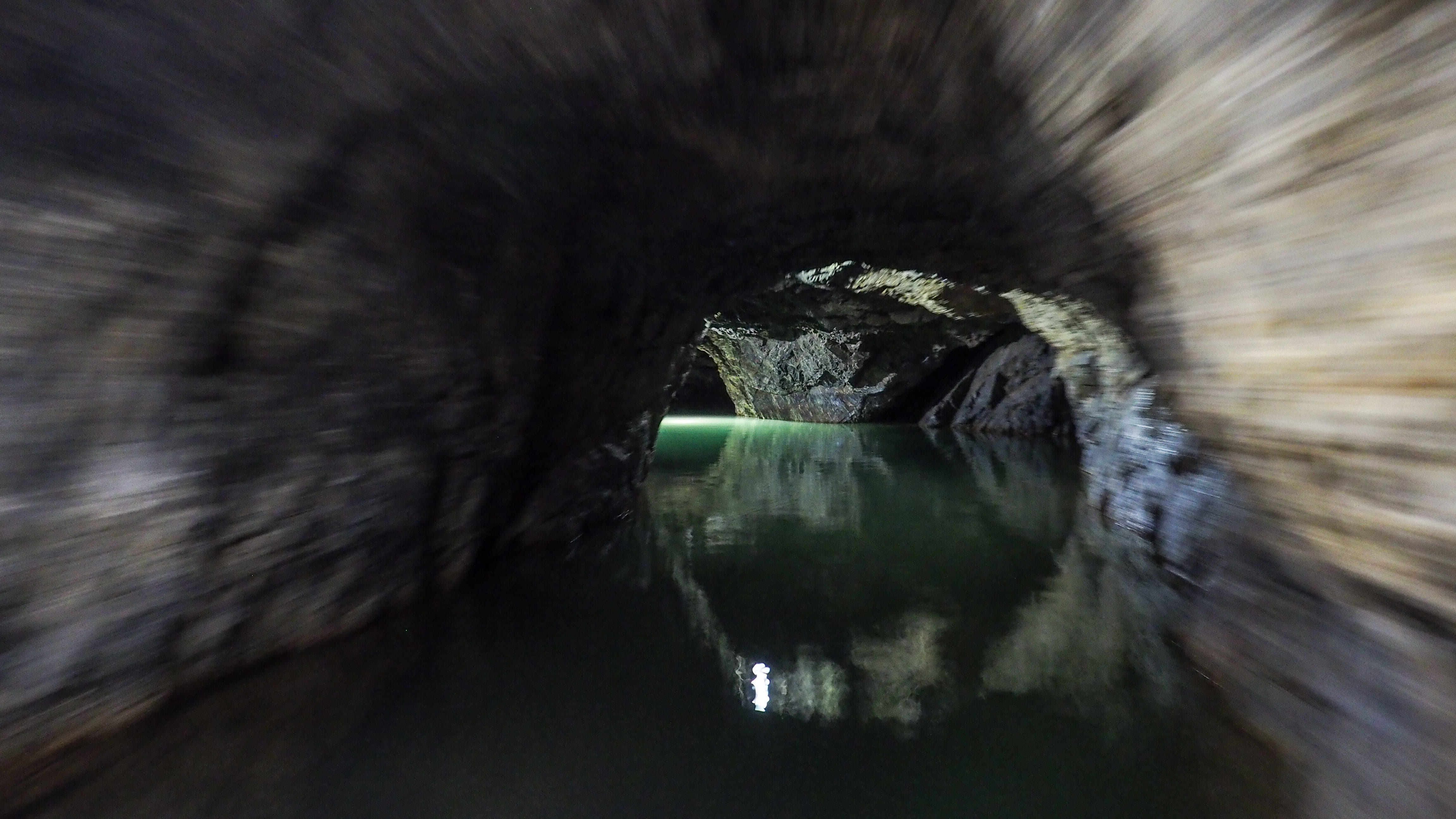 4K, moravian karst, tree, no people, connection, motion, close-up, illuminated, night, nature, digital composite, water, river, cave, architecture, reflection, HD Wallpaper
