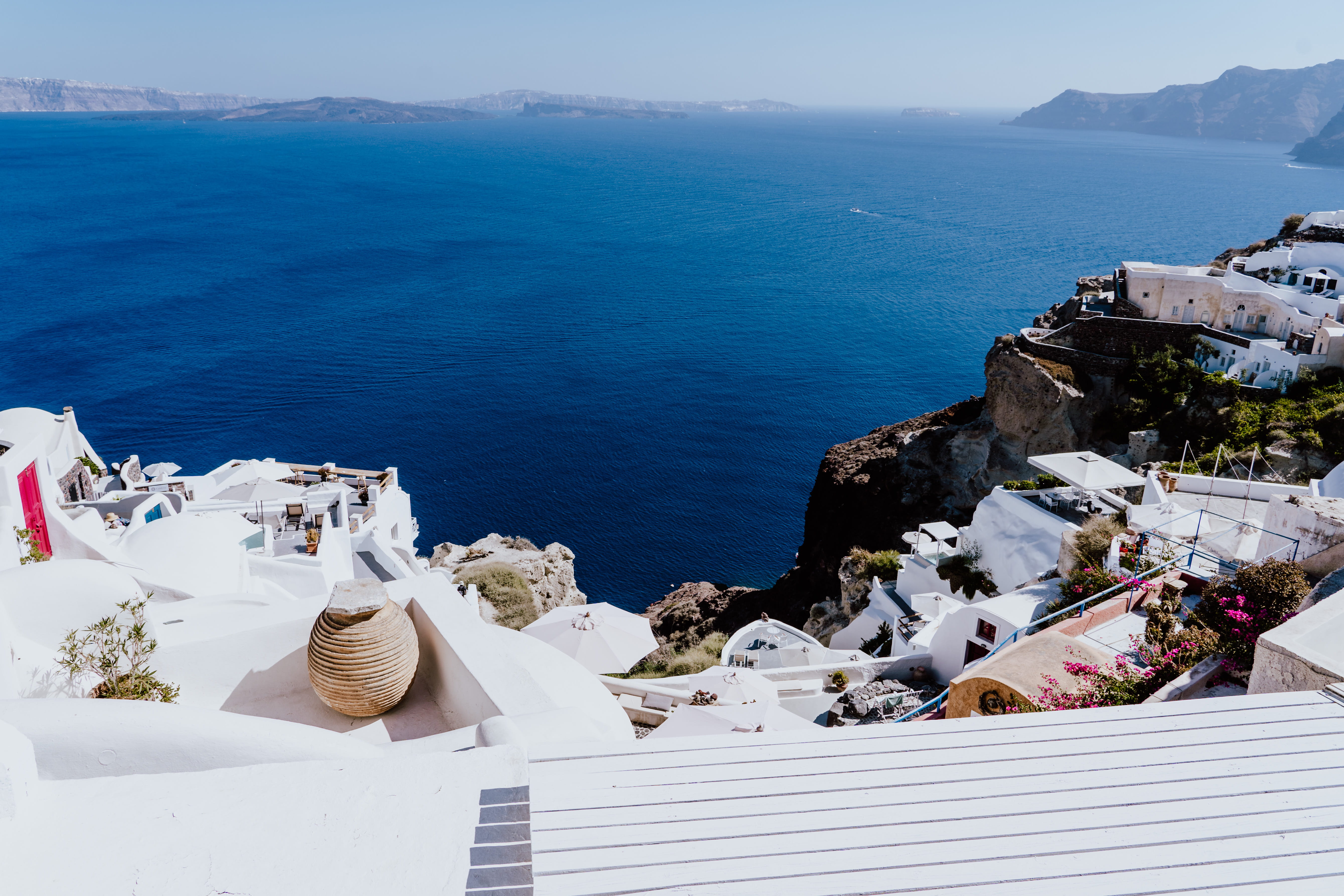 oia, caldera, white, home, church, architecture, santorini, greek Culture, high, coast, mountain, summer, vacations, cultures, photo, nature, tourist Resort, HD Wallpaper