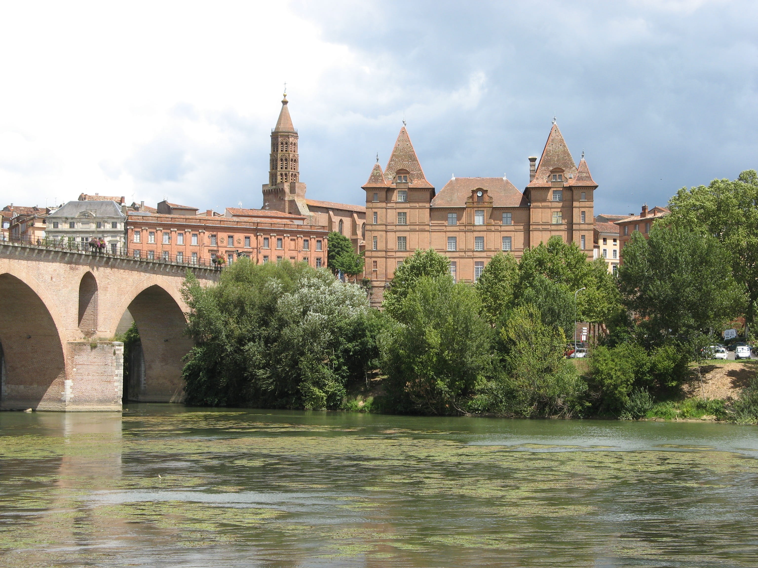 Montauban, Ingres Museum, no people, the past, nature, famous Place, 2K, cloud - sky, waterfront, travel destinations, museum, arch bridge, tarn-et-garonne, HD Wallpaper