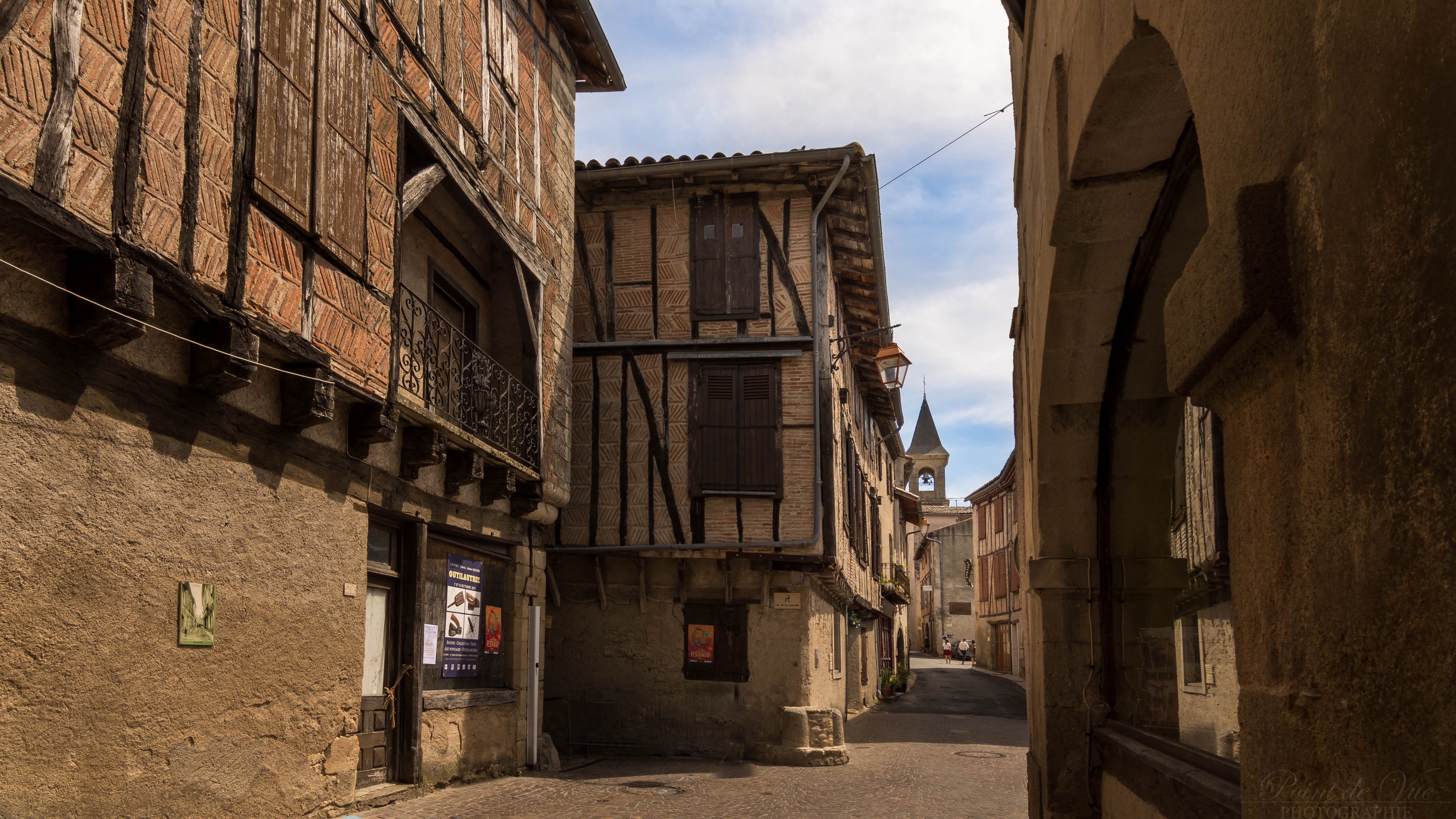 sky, france, cloud - sky, history, house, travel destinations, low angle view, street, sunlight, old, building, europe, city, building exterior, outdoors, HD Wallpaper