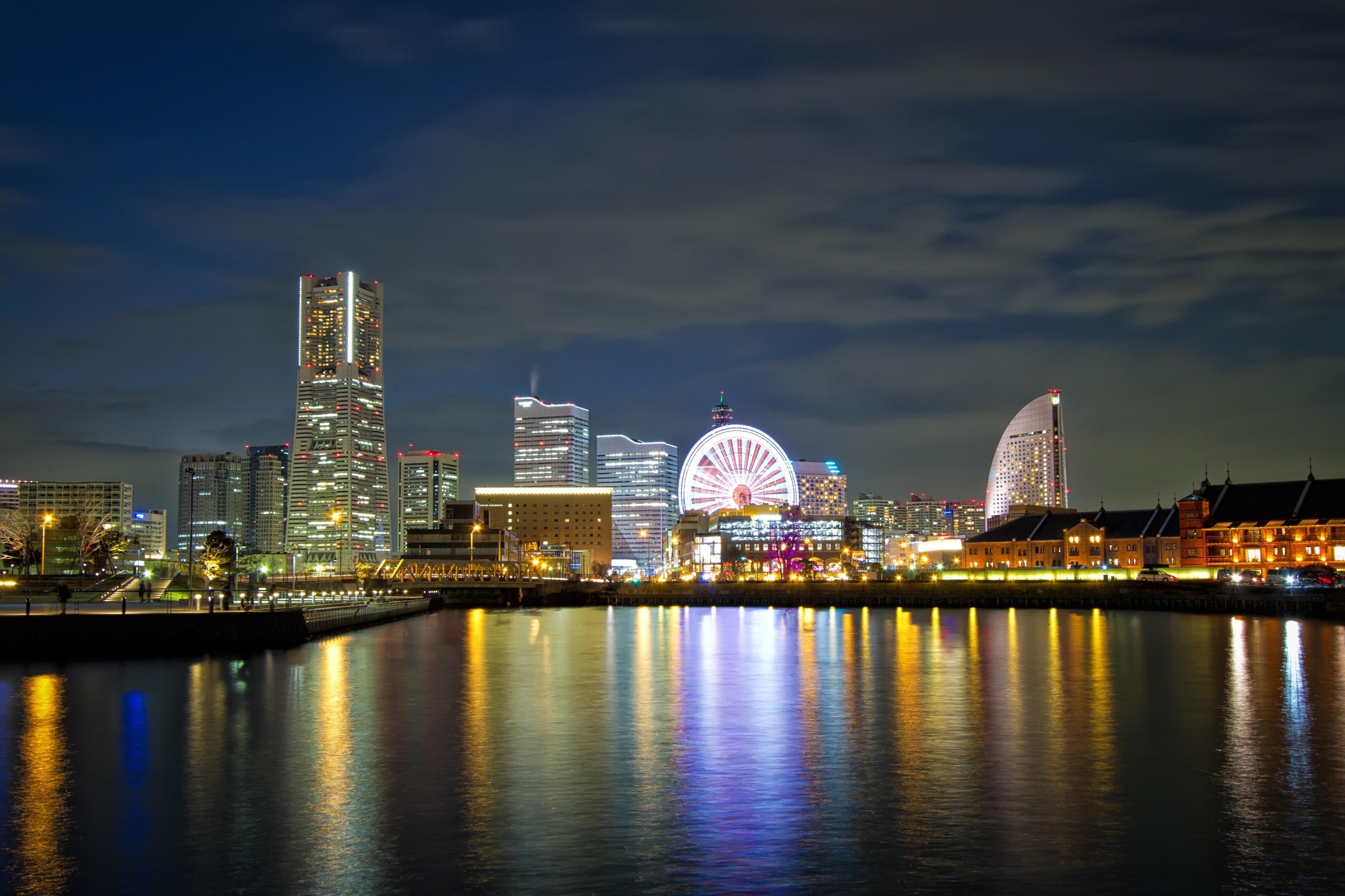 Japan, 4K, Yokohama, cityscape, HD Wallpaper