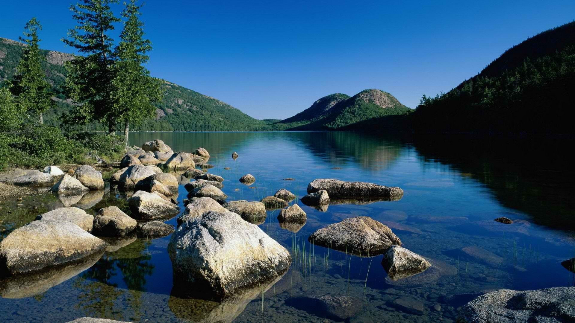 1080P, national, maine, ponds, jordan, park, HD Wallpaper