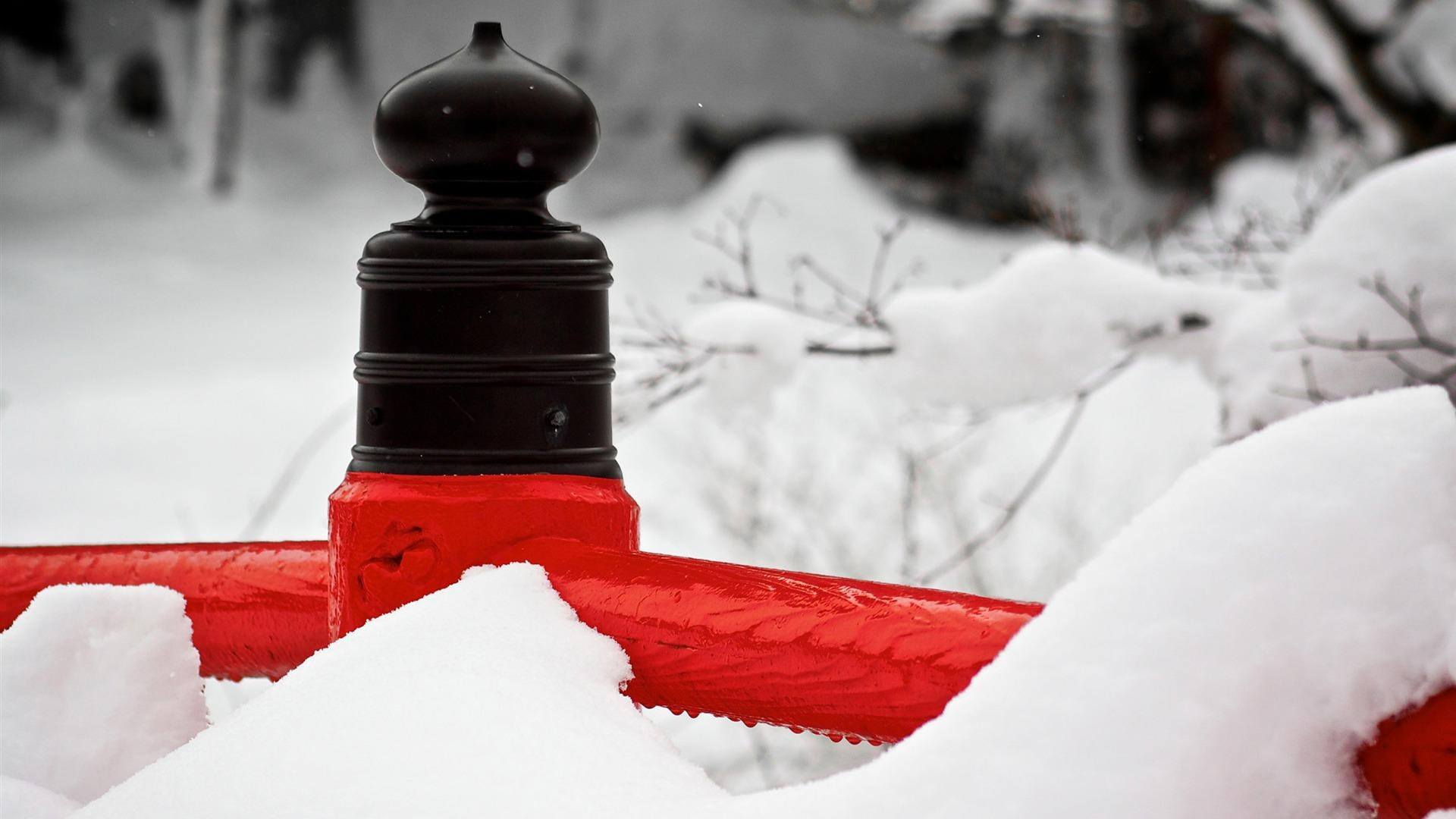 snowy, japanese, 1920x1080, 1080P, bridge, HD Wallpaper