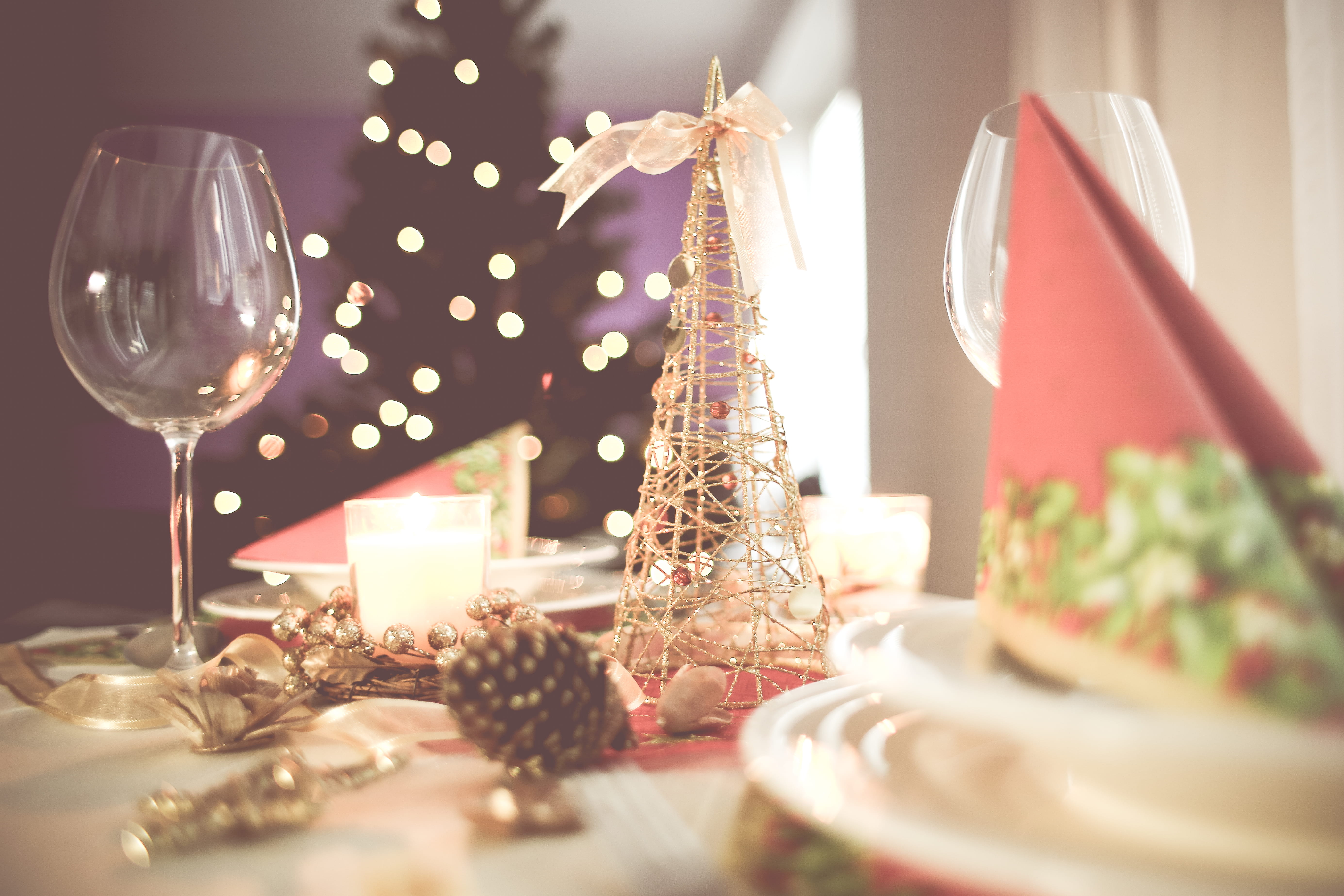 5K, light, candle, illuminated, close-up, celebration, decoration, arrangement, food, indoors, elegance, temptation, decor, sweet food, Christmas, celebration event, HD Wallpaper