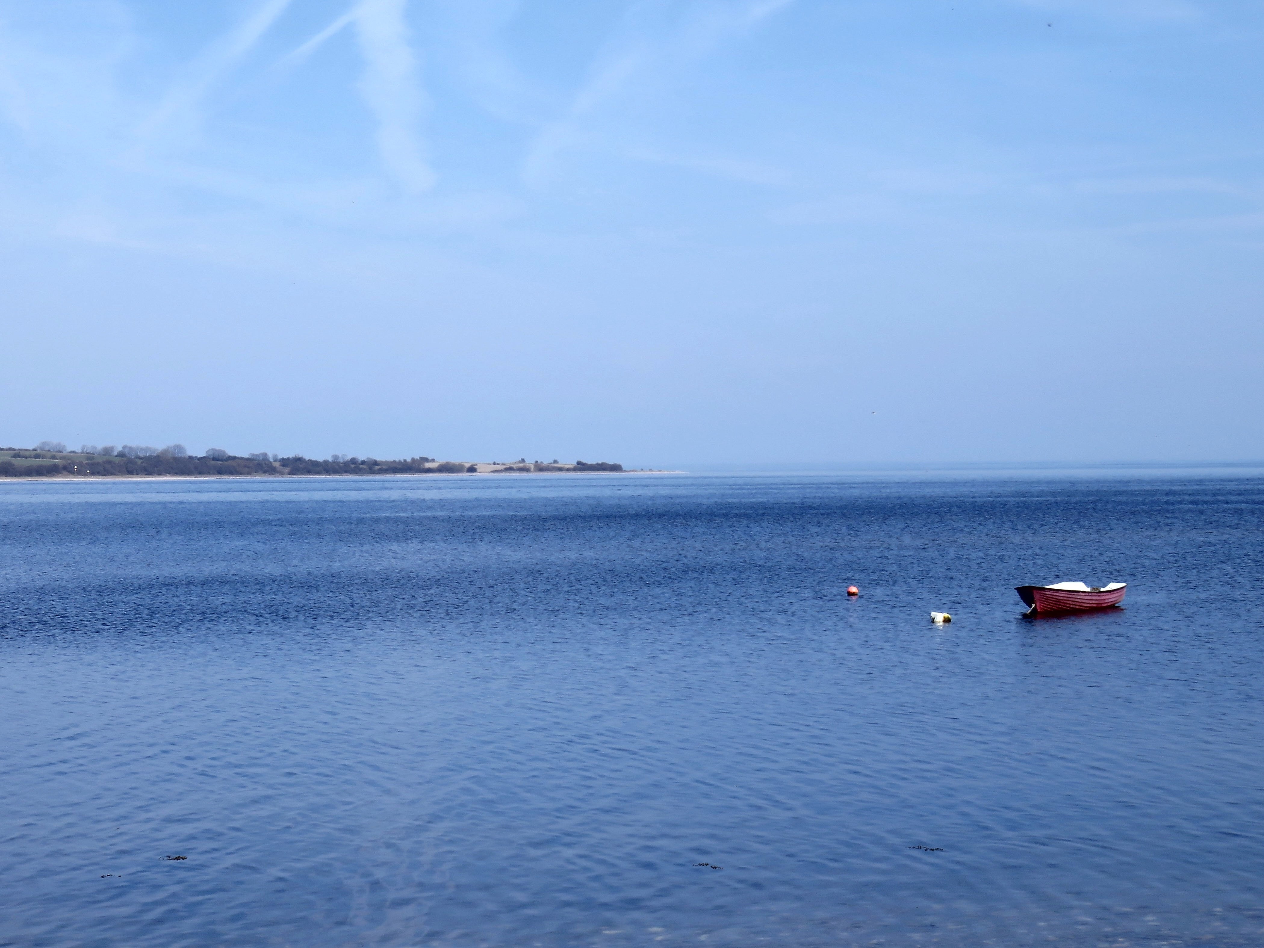 summer, sea, tranquil scene, idyllic, rest, other banks, transportation, nature, holiday, stony underground, beach, sky, clear weather, horizon over water, HD Wallpaper