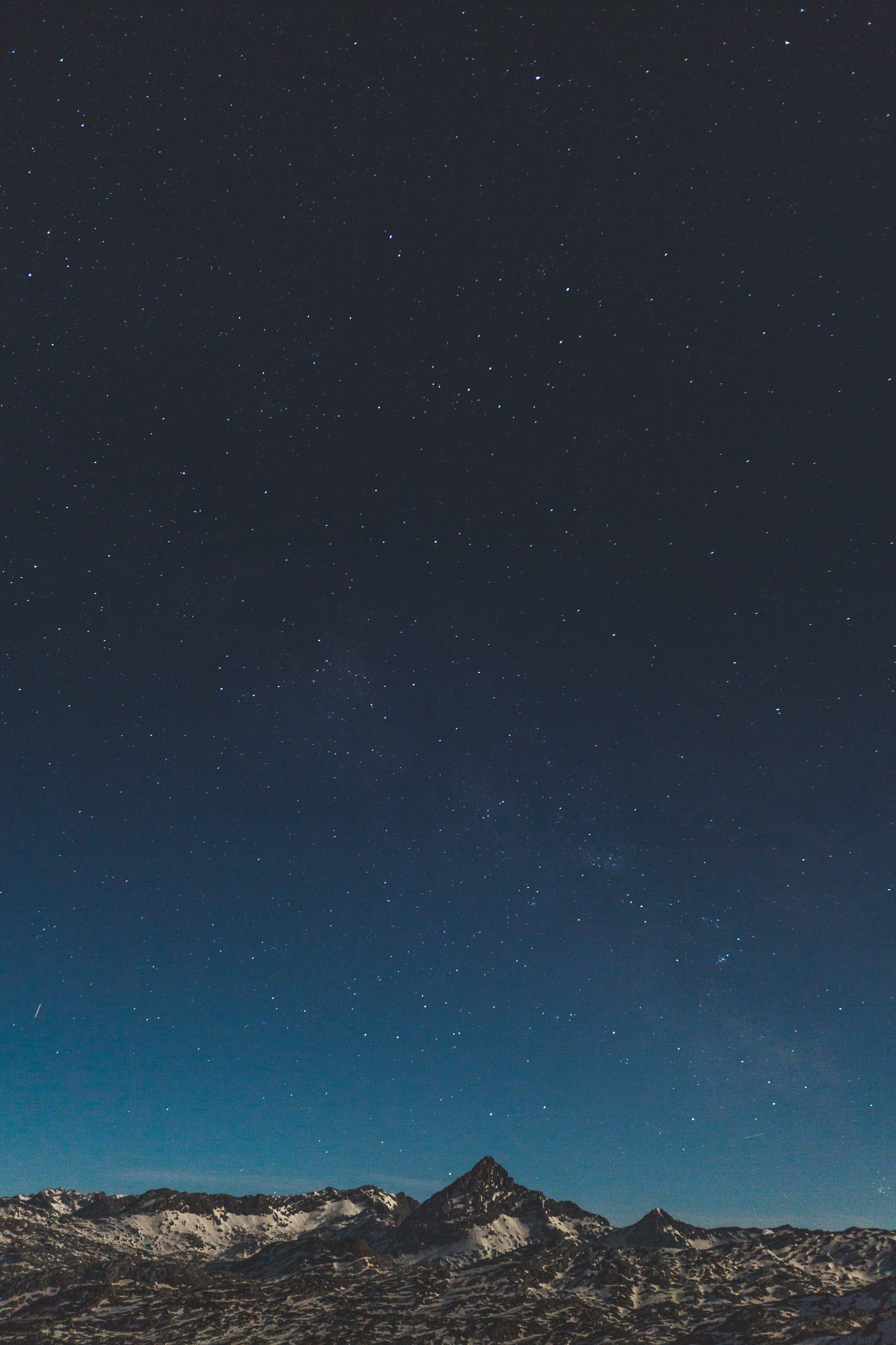 landscape, environment, gray, tranquility, mountain, galaxy, night, tranquil scene, dark, night sky, scenics, mountain top, nature, non-urban scene, star, Phone HD Wallpaper