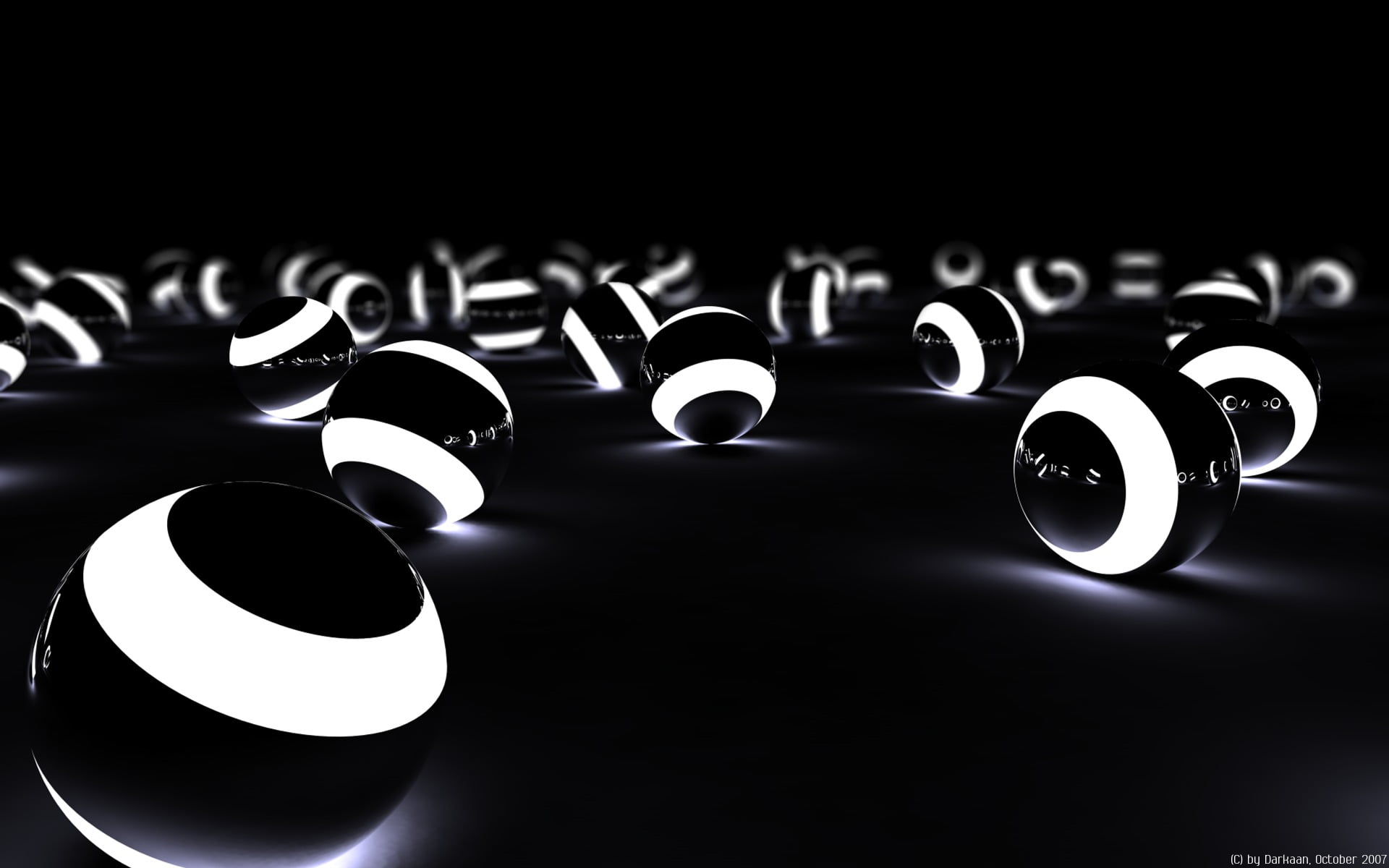 copy space, large group of objects, no people, studio shot, black, lighting equipment, geometric shape, arts culture and entertainment, indoors, balls, HD Wallpaper