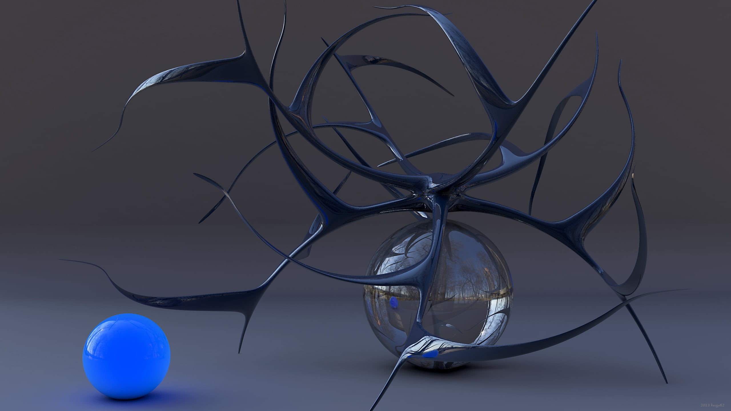 shiny, close-up, deadline, 2K, ball, computer Graphic, still life, vulnerability, glass, indoors, background, digital composite, technology, digitally Generated Image, HD Wallpaper