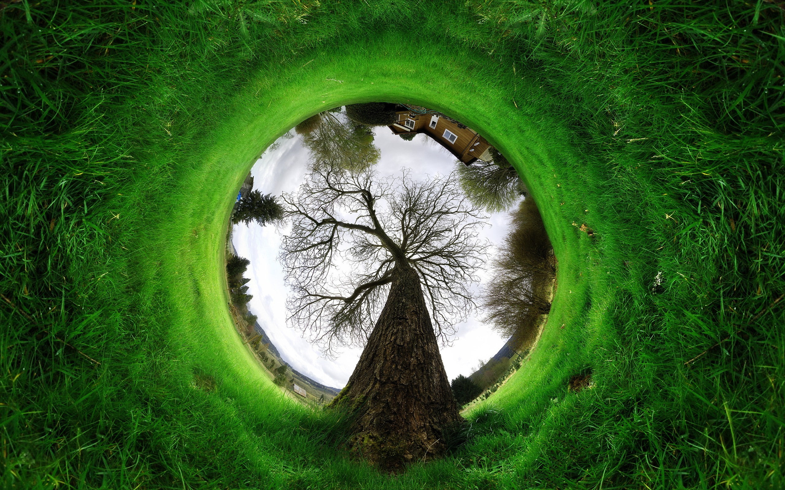 2K, panoramic sphere, HD Wallpaper
