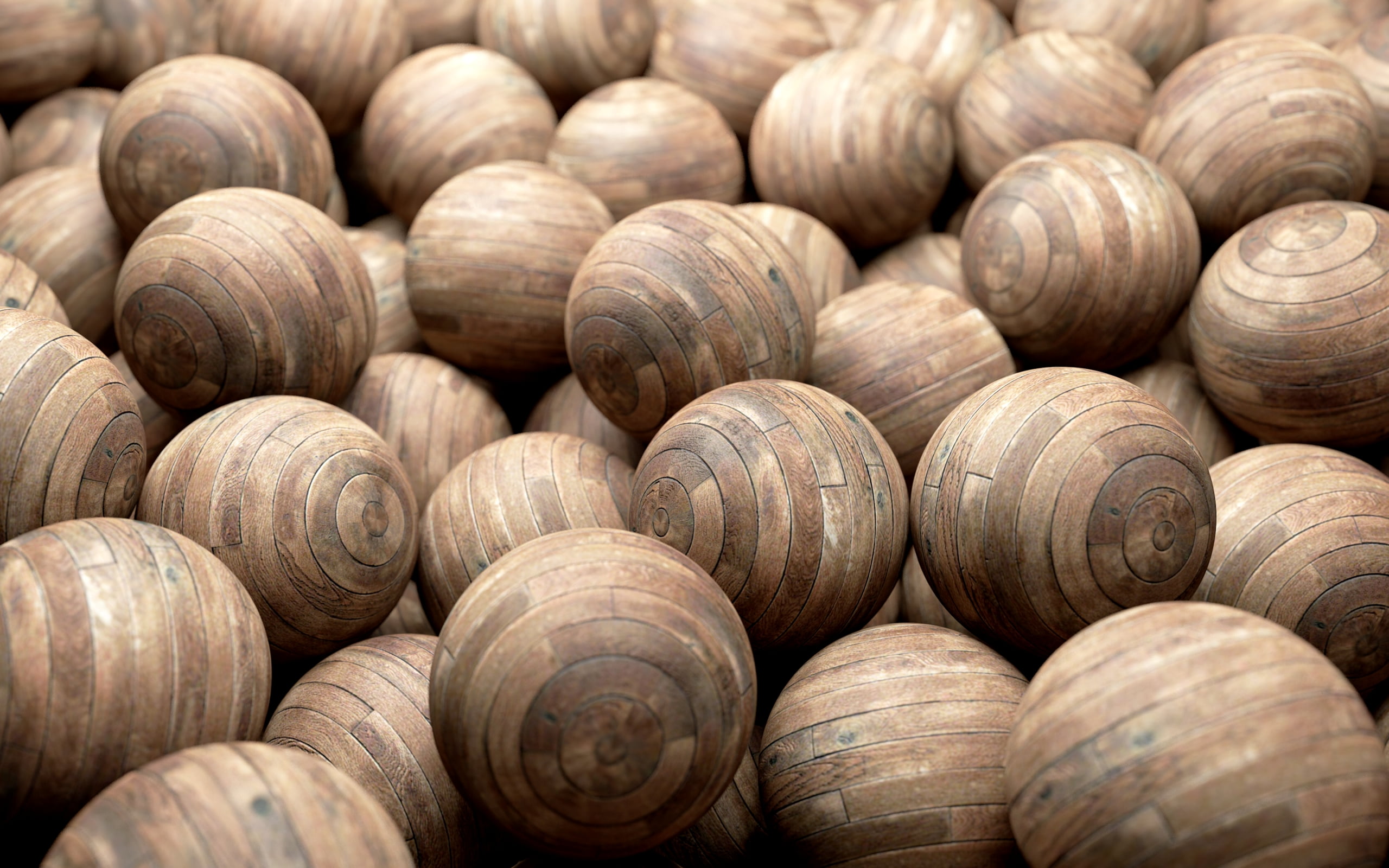 pattern, stack, textured, still life, backgrounds, brown, balls, 2K, organic, business, retail, selective focus, ballance, full frame, ball, sphere, nature, HD Wallpaper