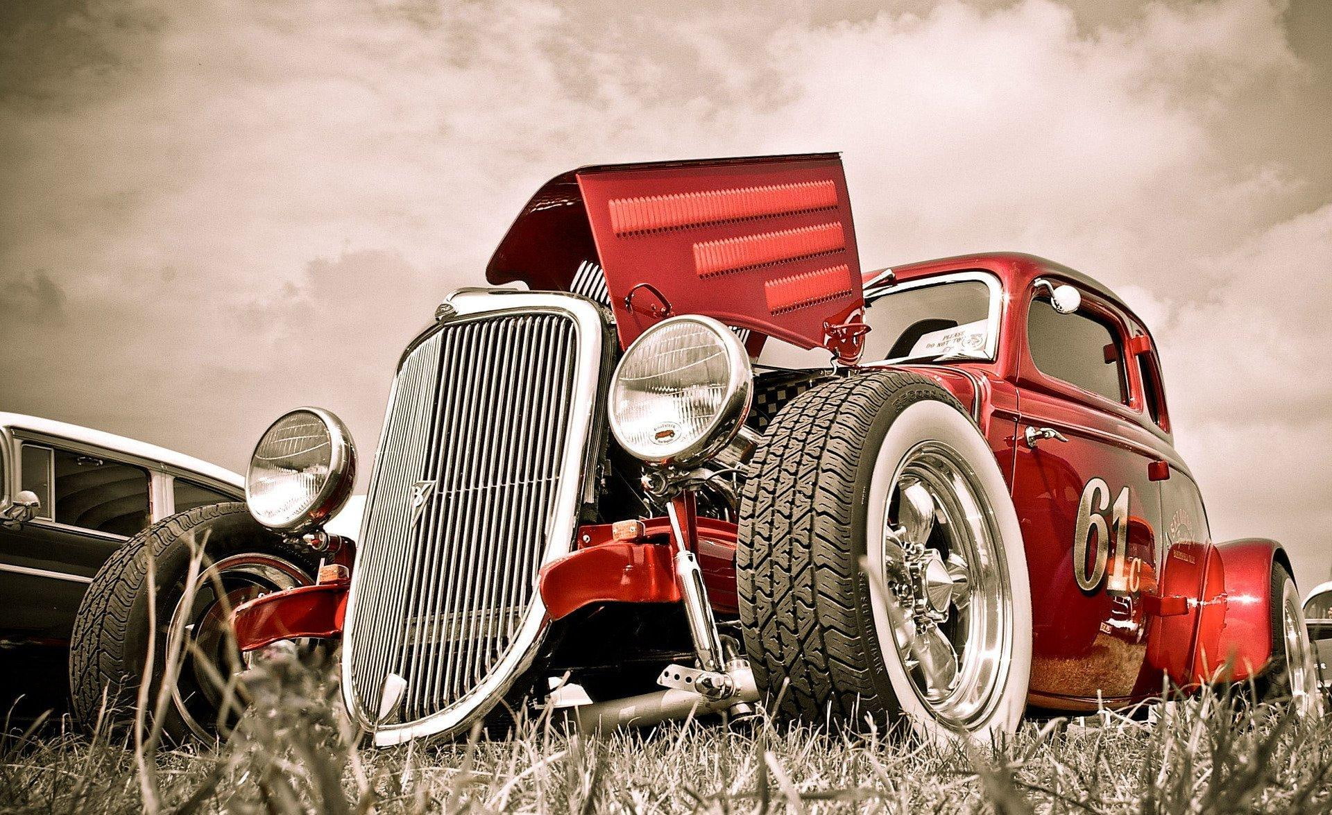 coupe, cars, classic, custom, hotrod, 1080P, antique, ford, HD Wallpaper