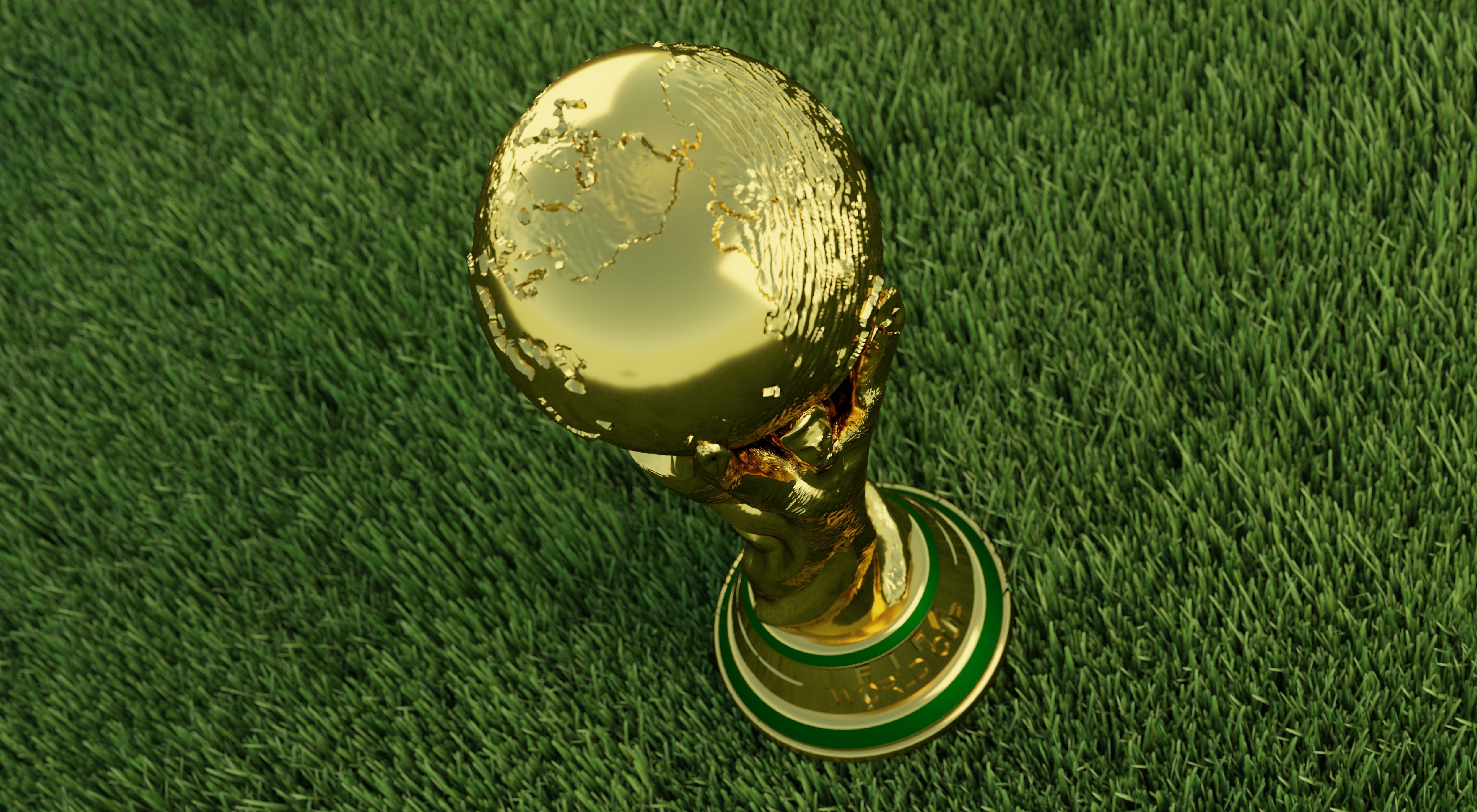 championship, football, reflection, victory, digital composite, close-up, stadium, nature, sport, sphere, trophy, vulnerability, high angle view, team, HD Wallpaper