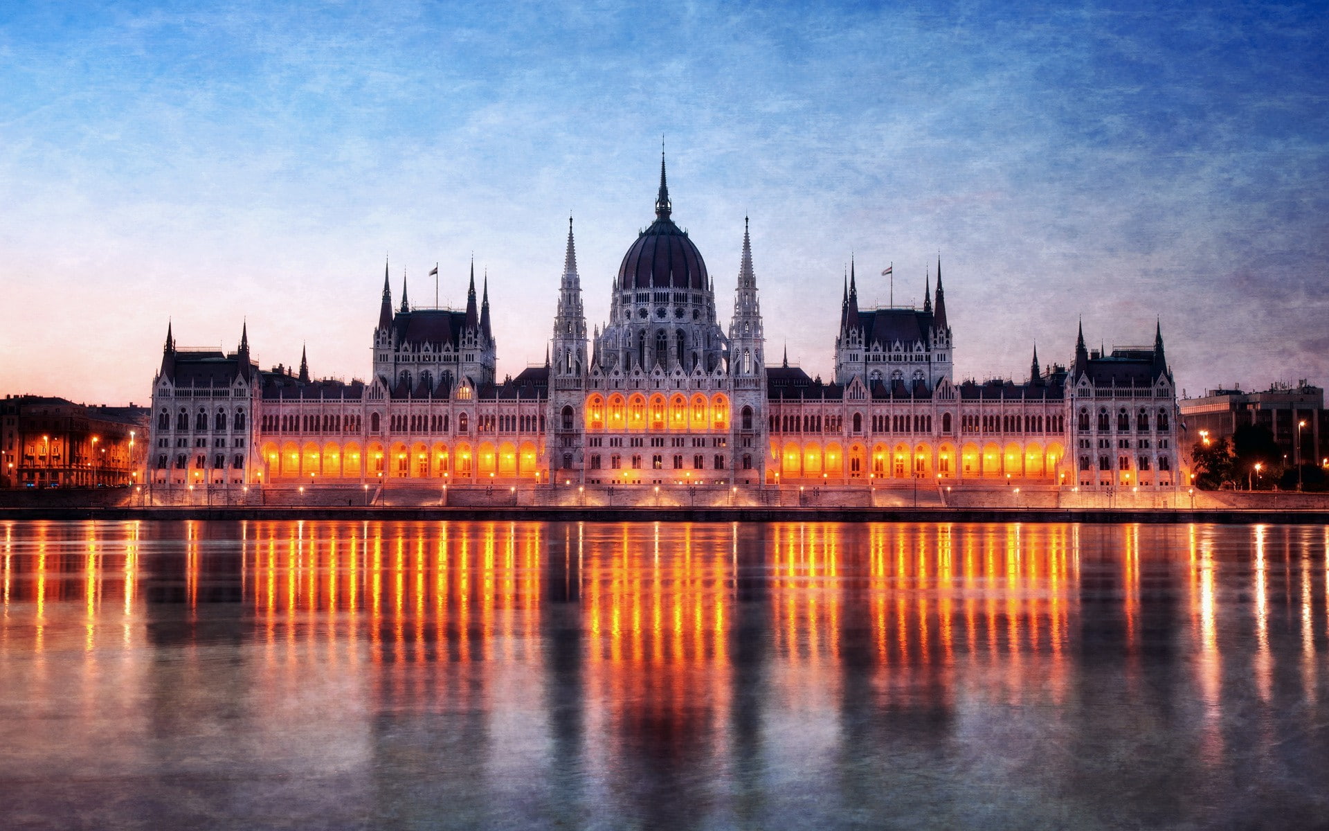 Budapest, 1080P, Hungarian Parliament Building, HD Wallpaper