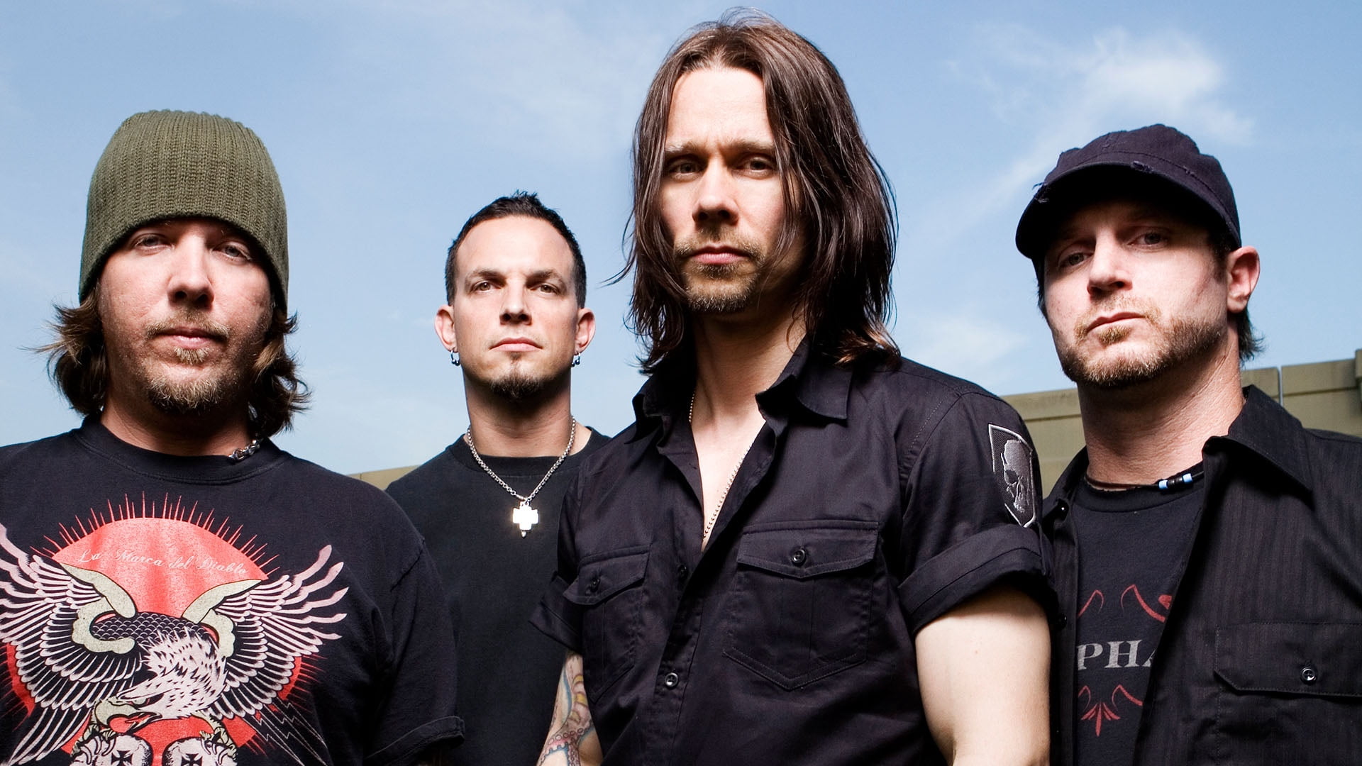 people, group Of People, lifestyles, contemplation, facial hair, sky, alter, teamwork, chain, caps, young Adult, alter bridge, serious, sport, uSA, friendship, HD Wallpaper