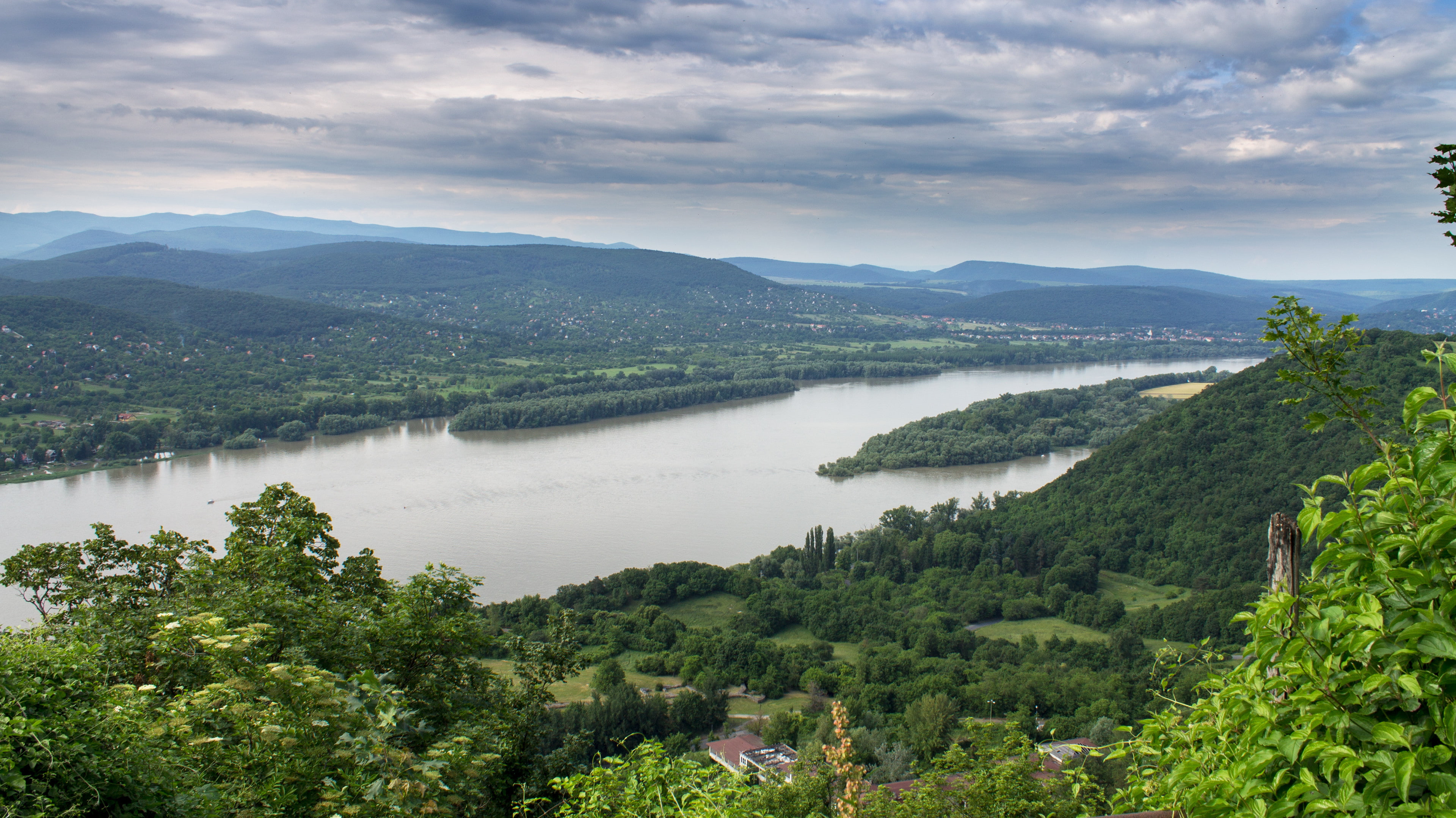 Danube, Visegrad, europe, 4K, 3840x2160, Hungary, nature, HD Wallpaper