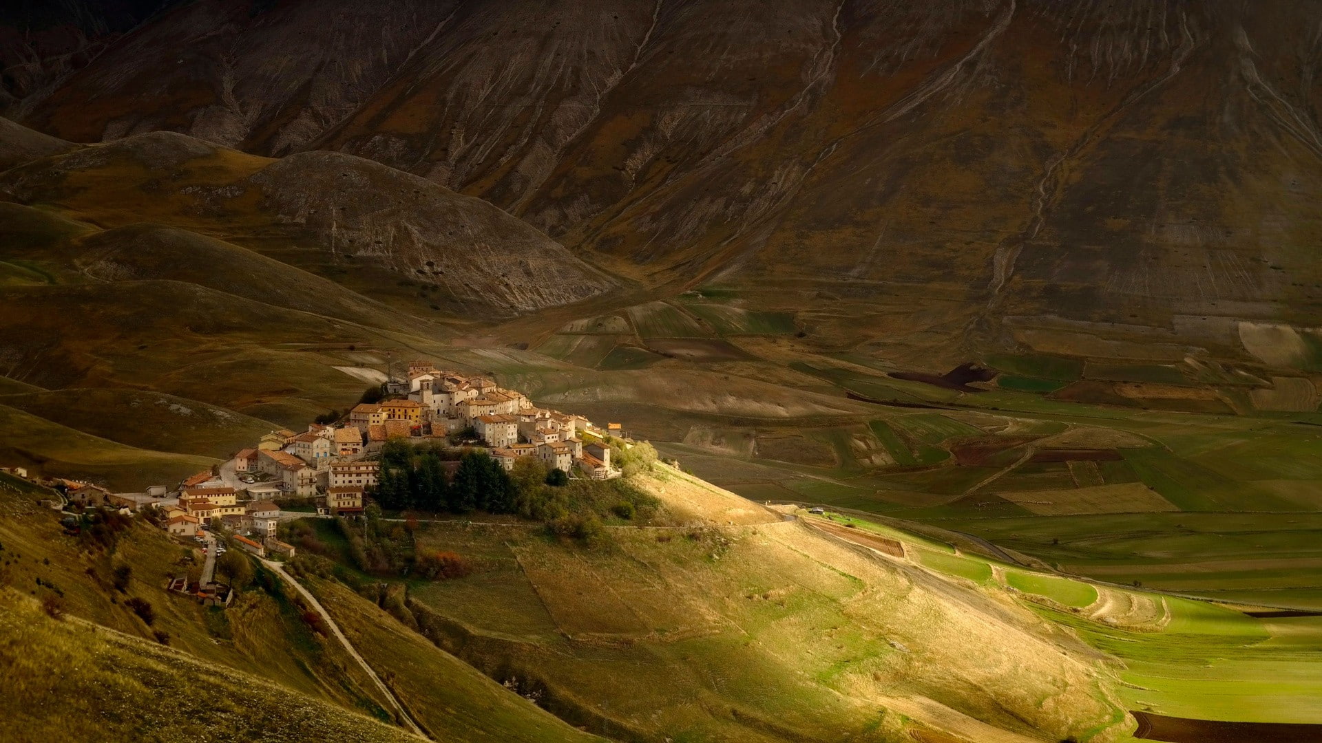 umbria, 1080P, Italy, landscape, HD Wallpaper