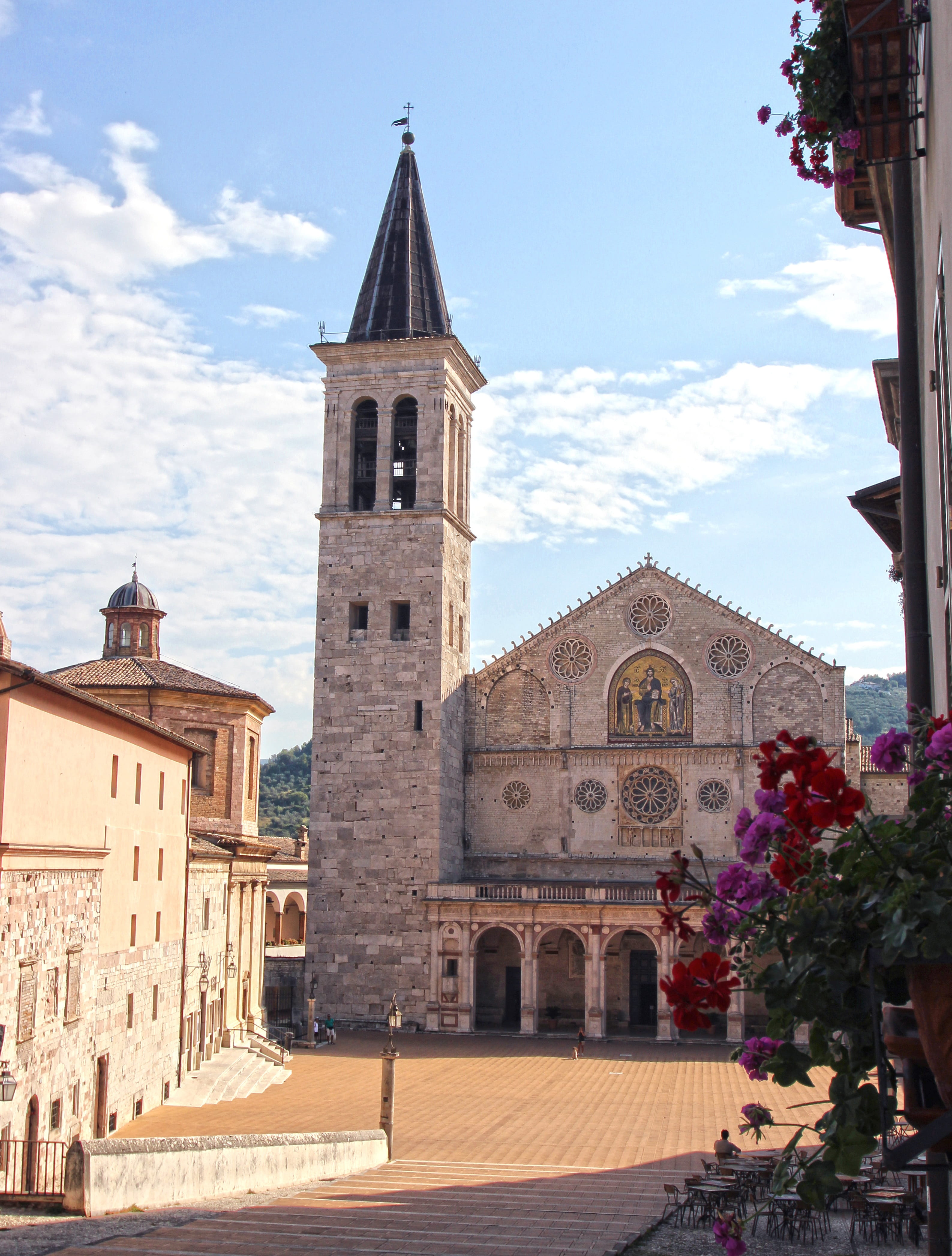 outdoors, nature, facade, sunlight, religion, building, spirituality, place of worship, history, architecture, historian, spoleto, building exterior, umbria, Phone HD Wallpaper