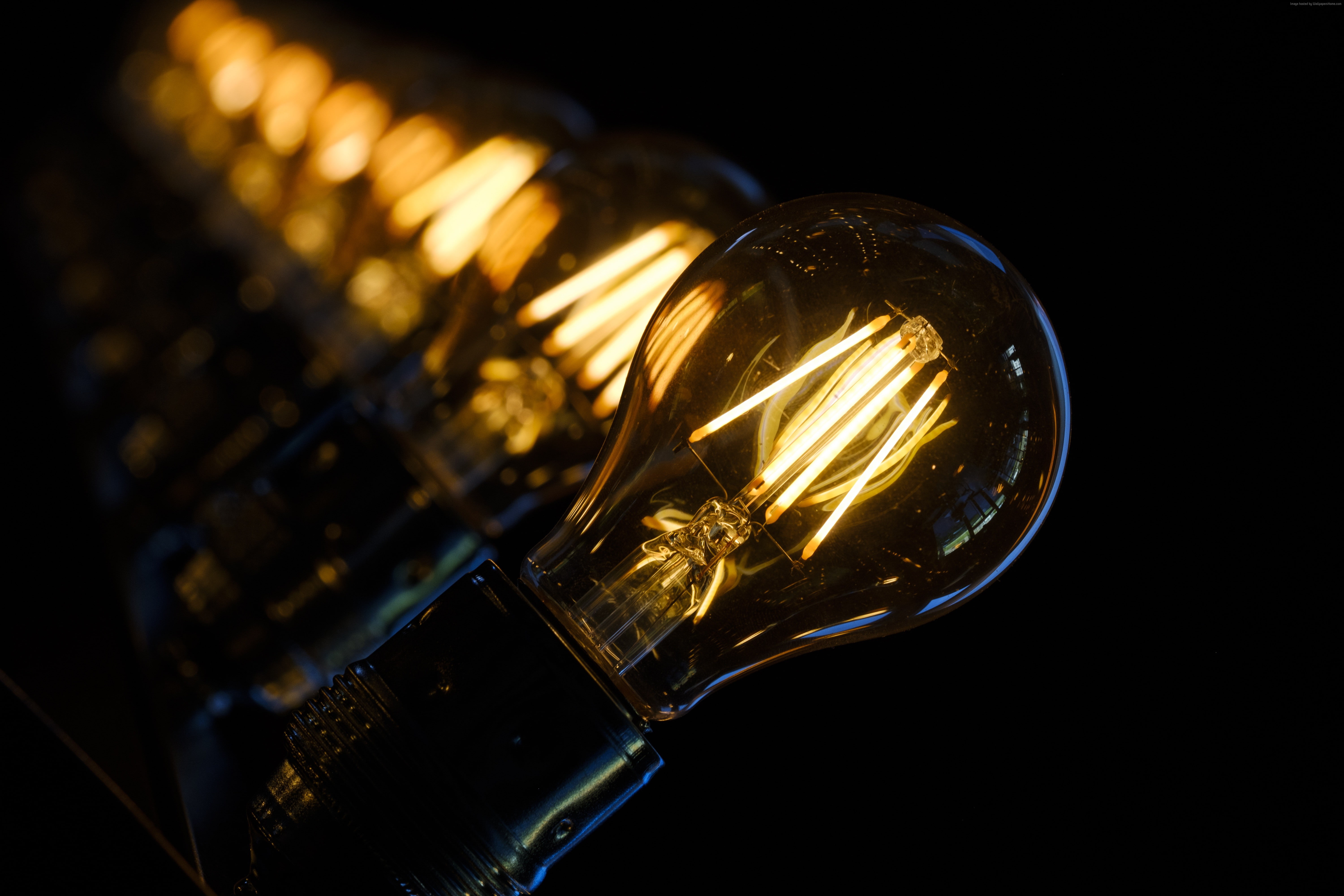 dark, light, 5K, 6K, lamp, HD Wallpaper