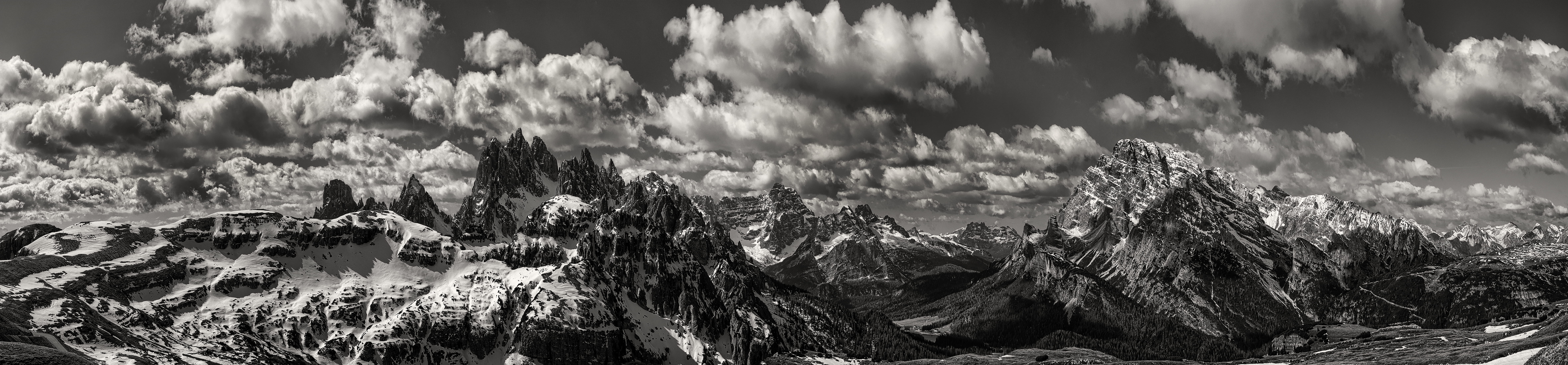 no people, 8K, beauty in nature, grass, growth, backgrounds, environment, landscape, panoramic, day, dolomites mountains, nature, ortisei, outdoors, selective focus, HD Wallpaper