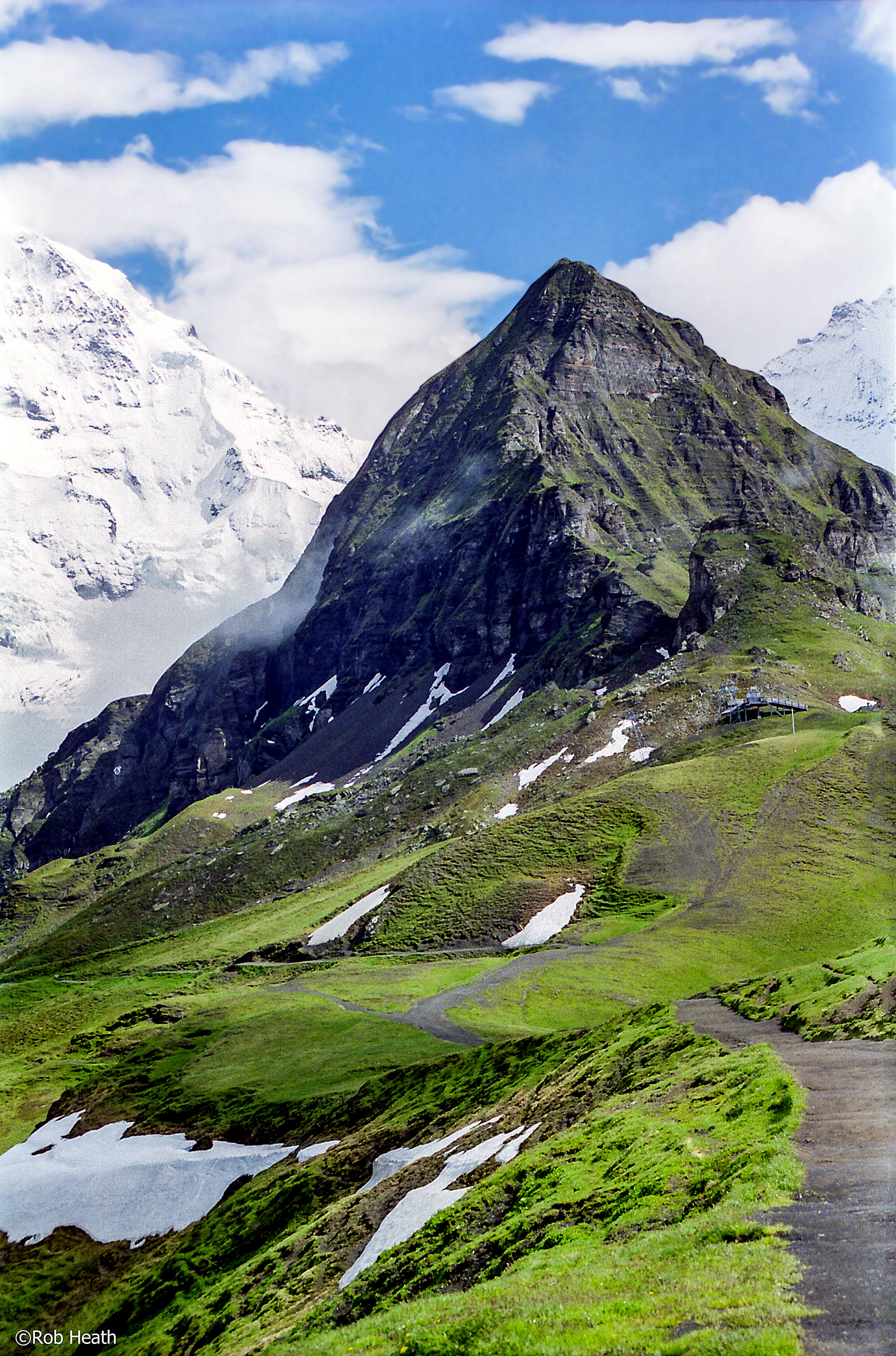 Bernese Oberland, europe, landscape photography, Wengen, 2K, snow, nature, outdoors, photography, european Alps, Swiss Alps, scenics, summer, mountain Peak, Phone HD Wallpaper