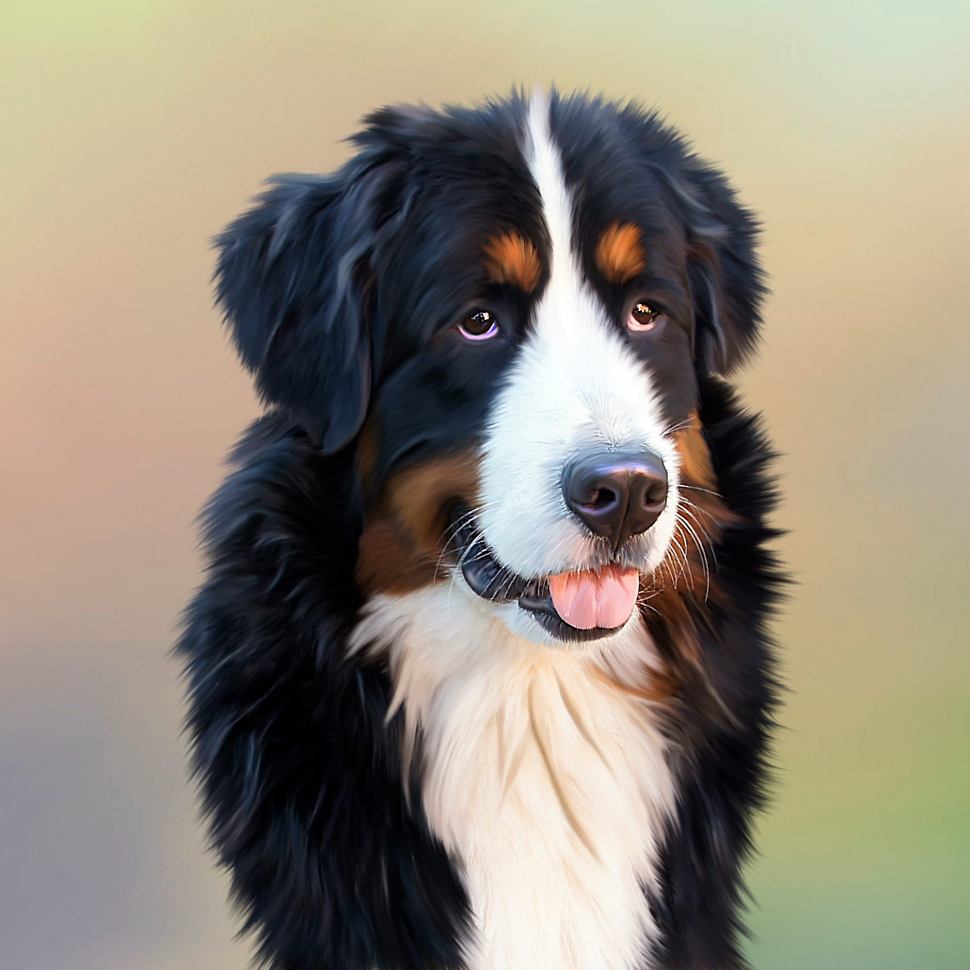coat, mammal, domestic, animal head, border collie, animal, bernese mountain dog, black color, animal themes, 1080P, dog, mouth open, portrait, long, focus on foreground, Phone HD Wallpaper