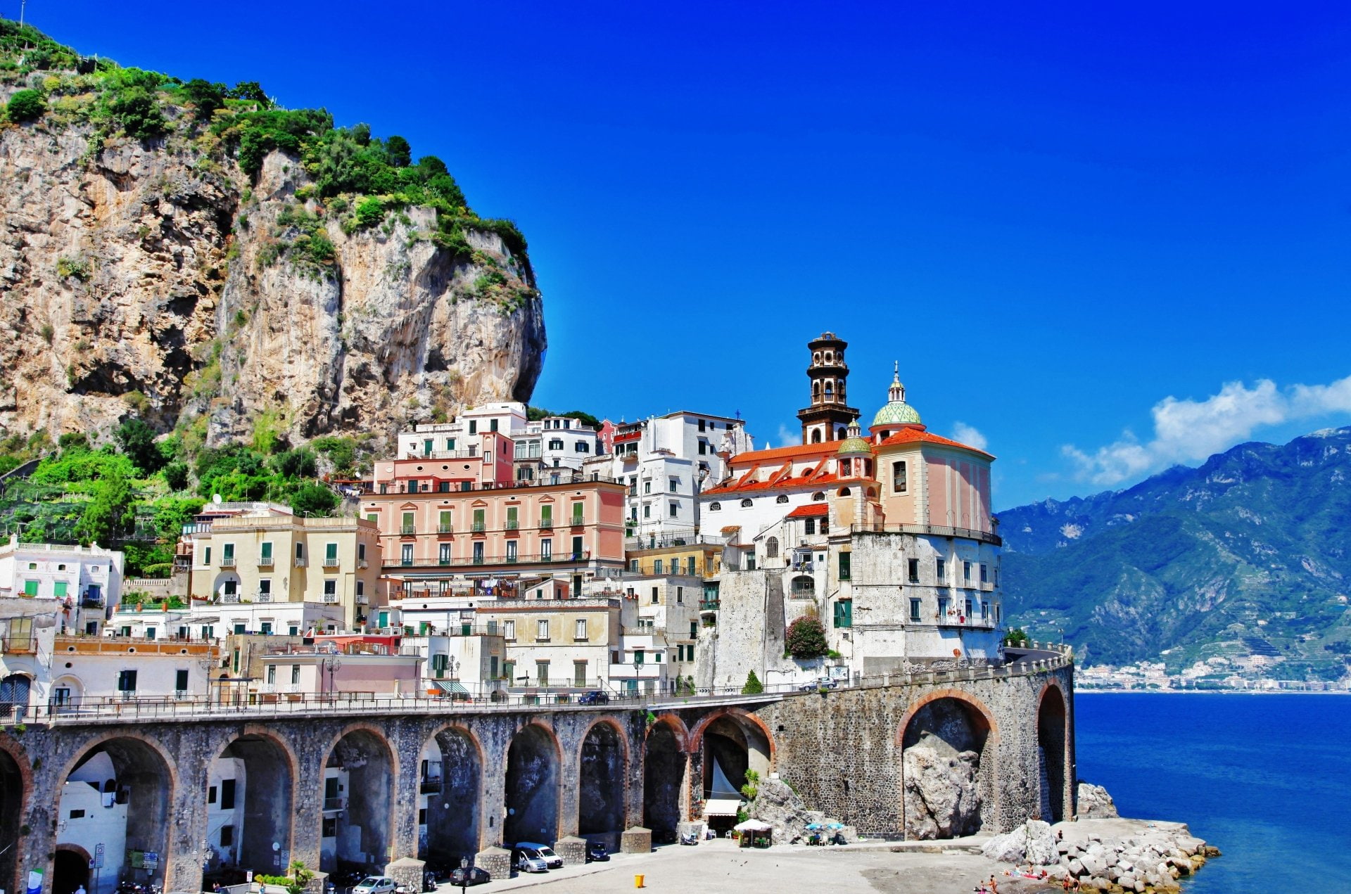 1080P, Italy, Salerno, Positano, Towns, HD Wallpaper