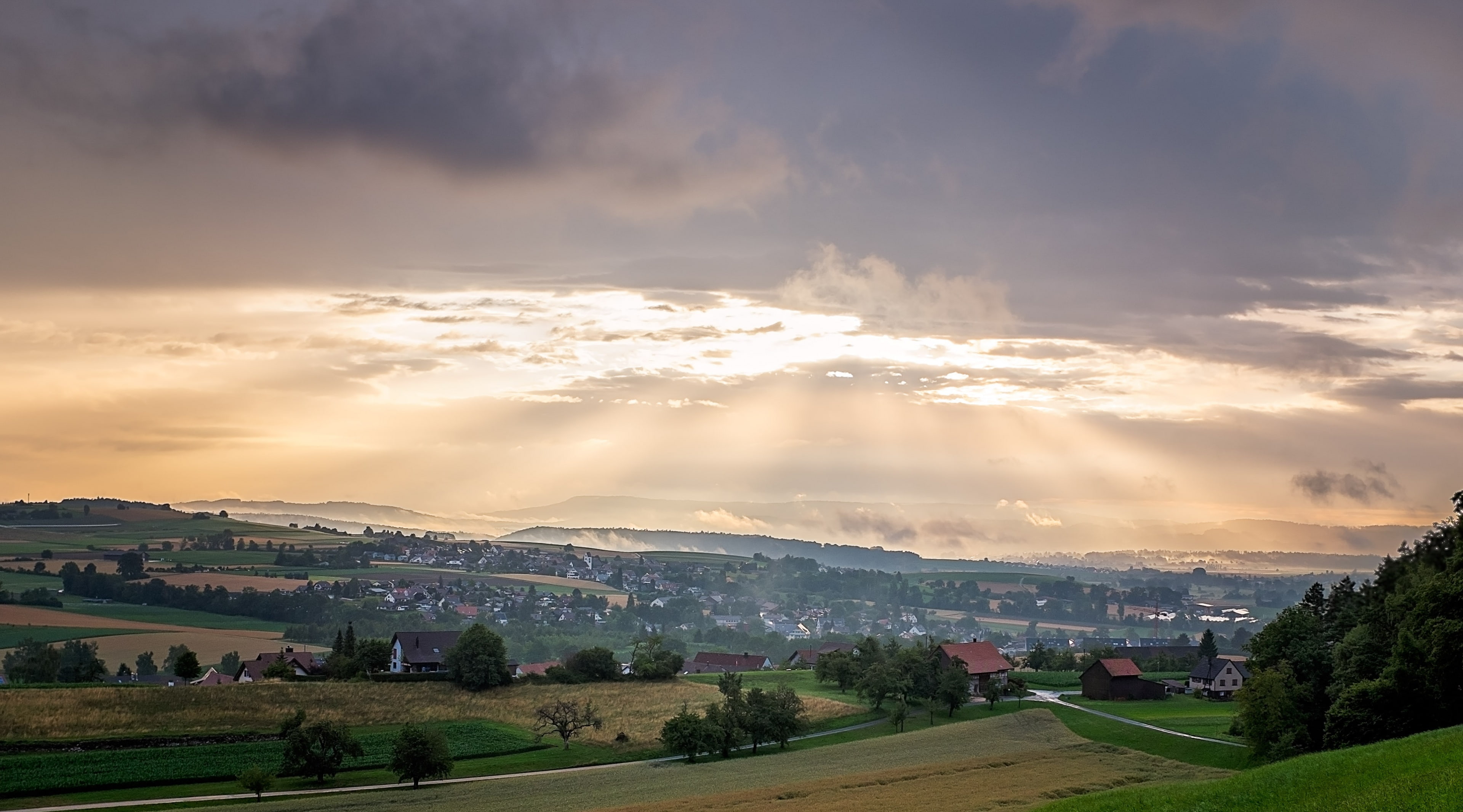 Fuji, 4K, x100s, sunikon, fujifilm, Landscape, Morning, Switzerland, Light, Europe, HD Wallpaper