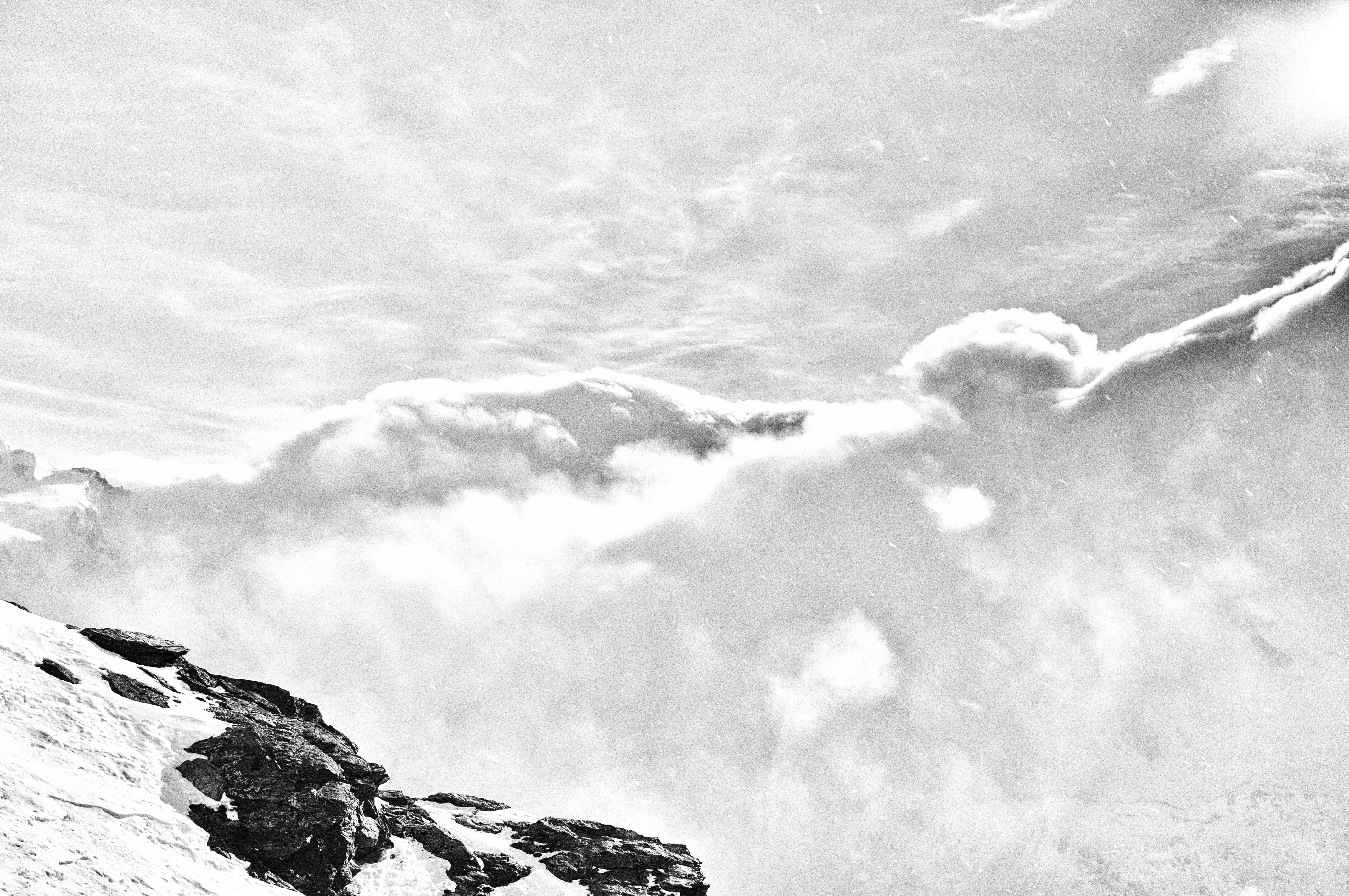 cloudscape, remote, zermatt, mountain, snowing, fujifilm, cloud - sky, tempest, 4K, beauty in nature, cloud, snow, low angle view, no people, formation, HD Wallpaper