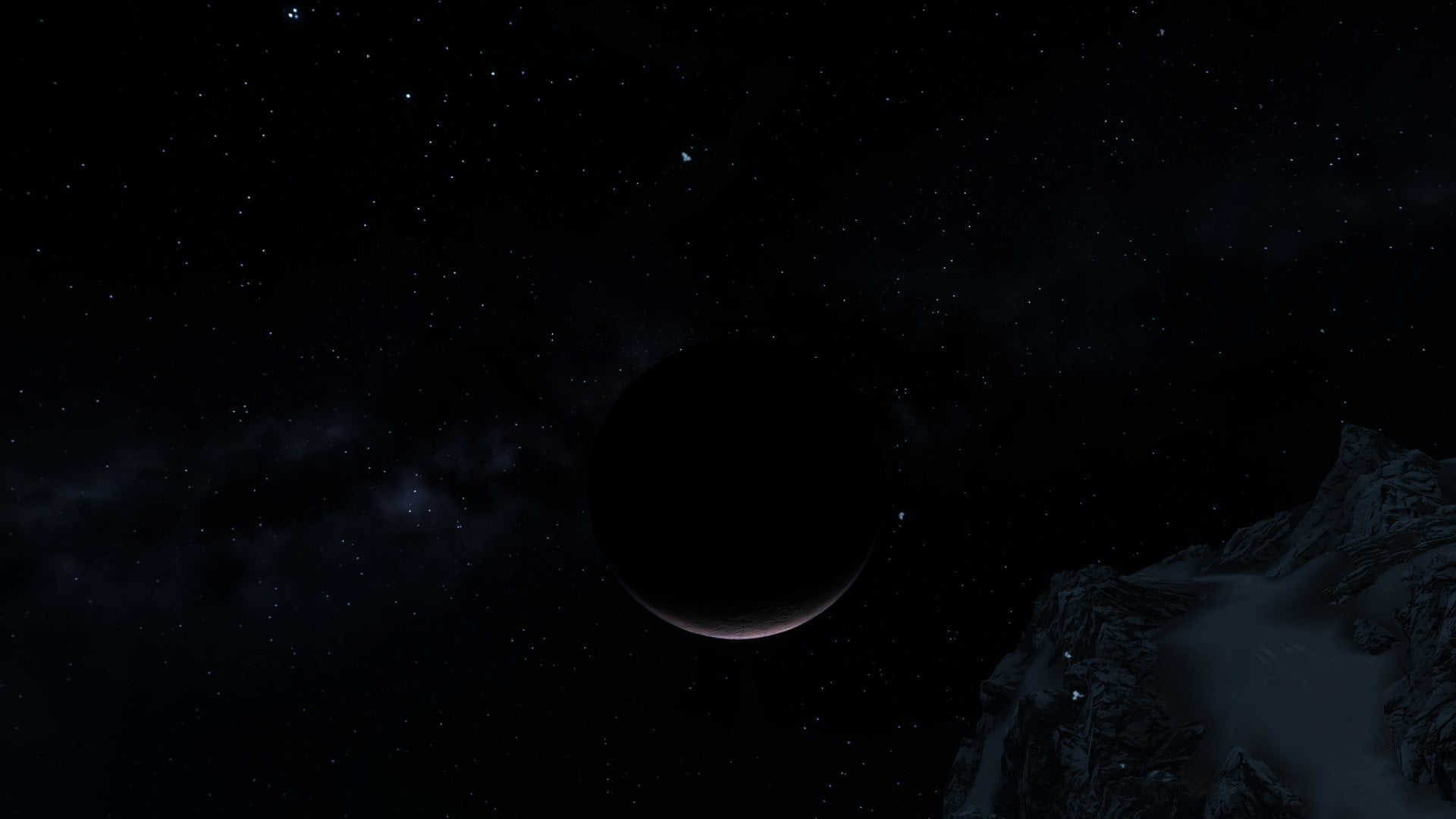 tranquil scene, tranquility, science, scenics - nature, full, astronomy, star - space, constellation, nature, The Elder Scrolls V: Skyrim, space, video games, HD Wallpaper
