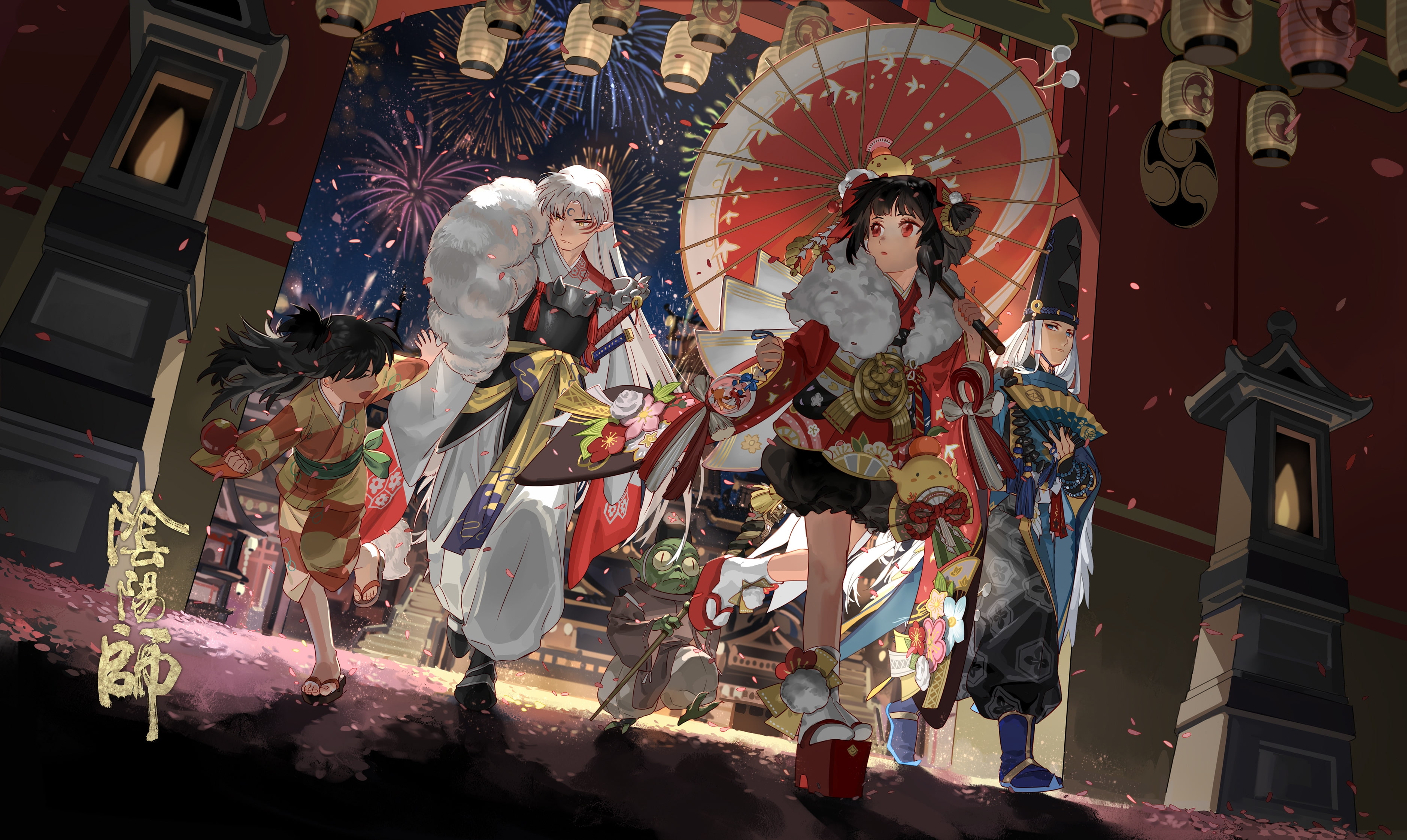 arts culture and entertainment, art and craft, celebration, event, adult, traditional clothing, Anime, sesshoumaru, built structure, lifestyles, real people, HD Wallpaper