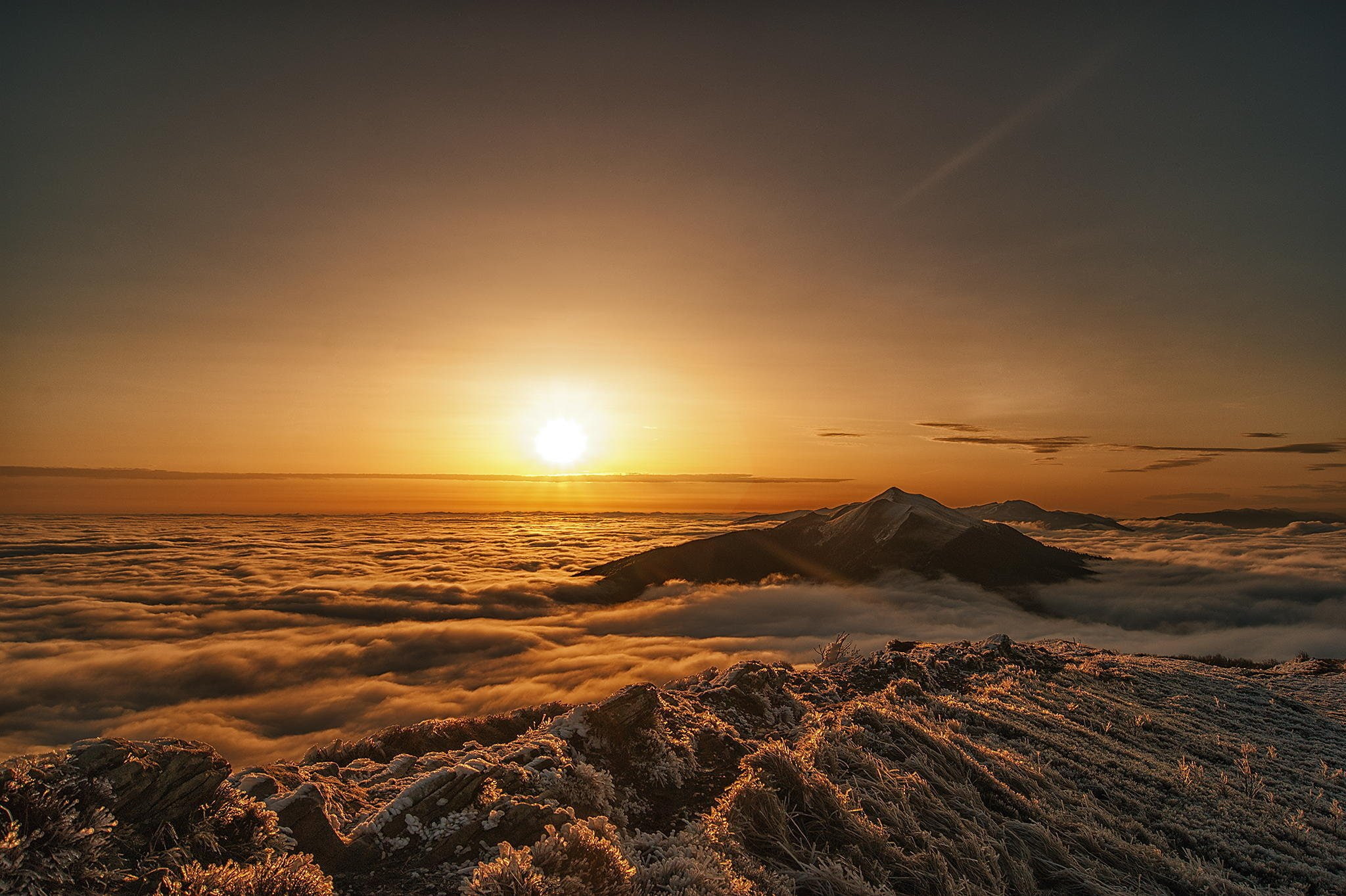 poland, clouds, national, 1080P, sunset, bieszczady, sky, park, HD Wallpaper