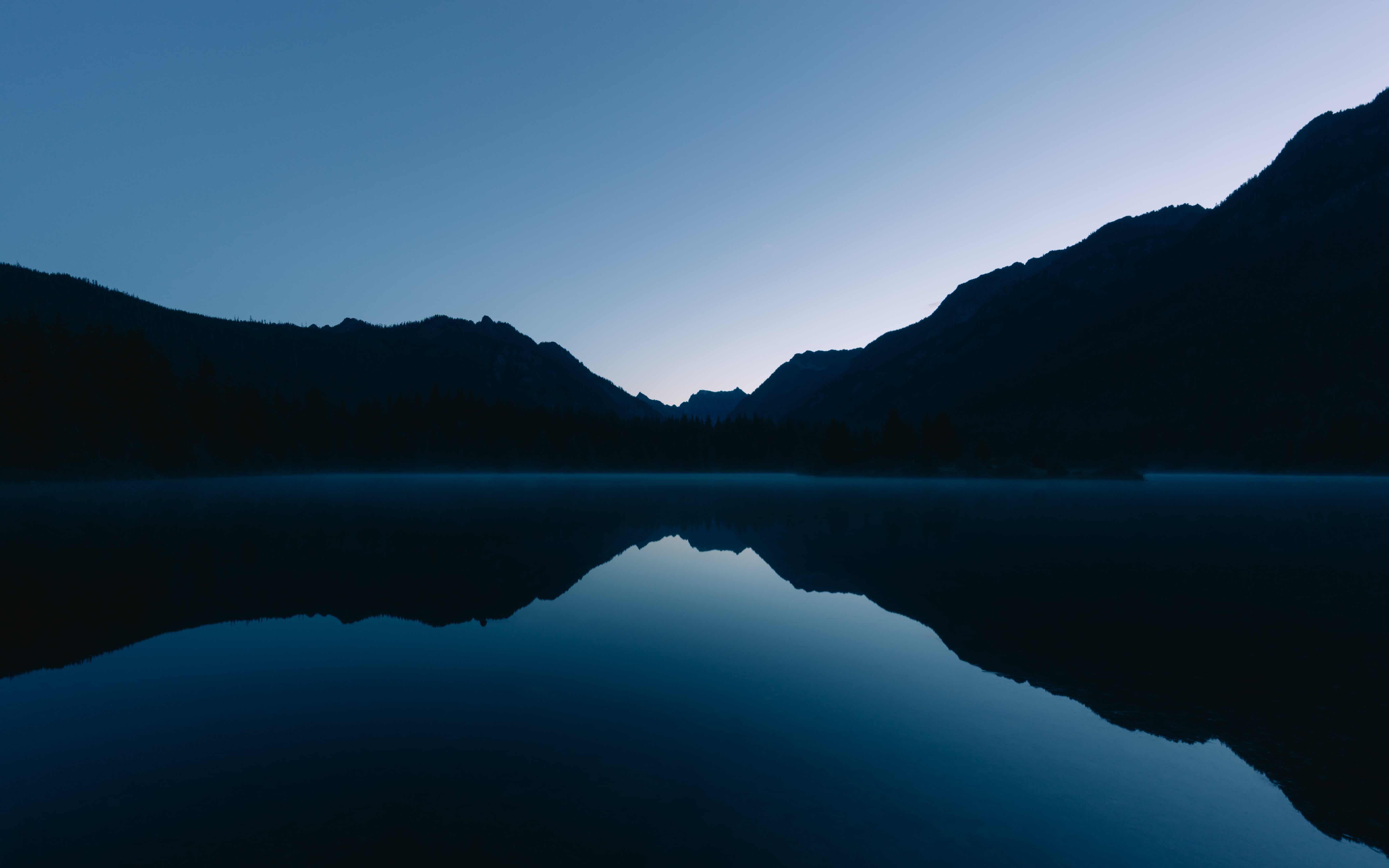 Landscape, reflecting, lake, reflection, Washington, long exposure, pond, sky, morning, body, Ripped, 5K, Pacific Northwest, body of water, water, 4L, HD Wallpaper