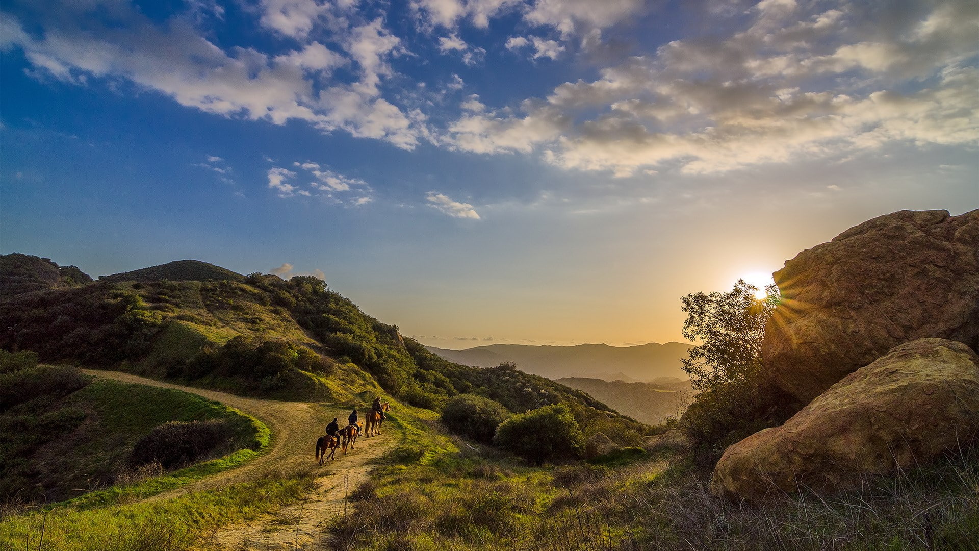 sunset, hd images nature pc  1920x1080, leisure activity, scenics - nature, sky, beauty in nature, tranquility, road, environment, landscape, cloud - sky, HD Wallpaper