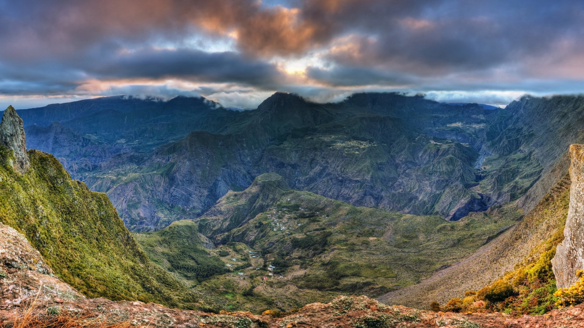 beauty in nature, 1080P, cloud - sky, outdoors, tranquil scene, non-urban scene, sky, plant, scenics - nature, nature, mountain range, tranquility, hd images nature pc  1920x1080, HD Wallpaper