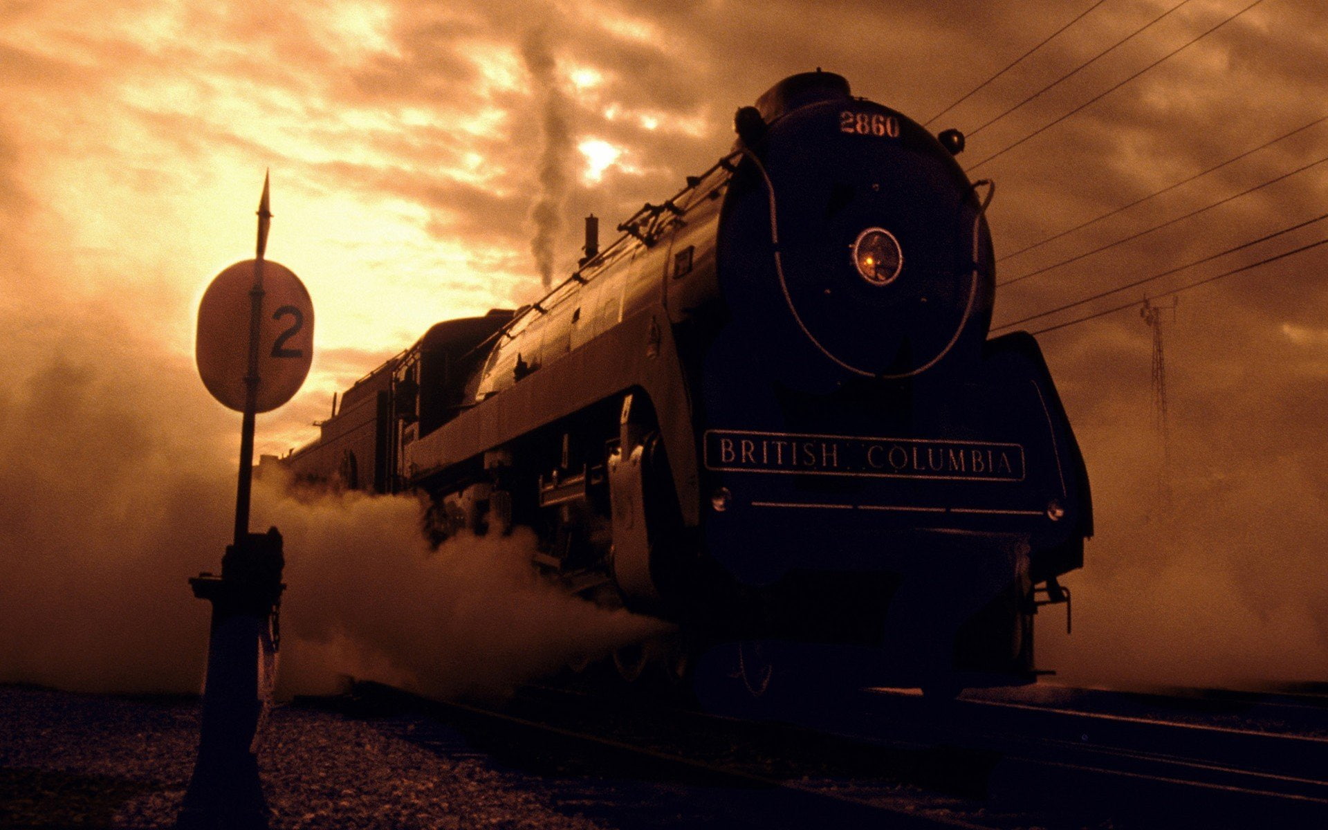paso, vapor, 1080P, tren, nivel, HD Wallpaper