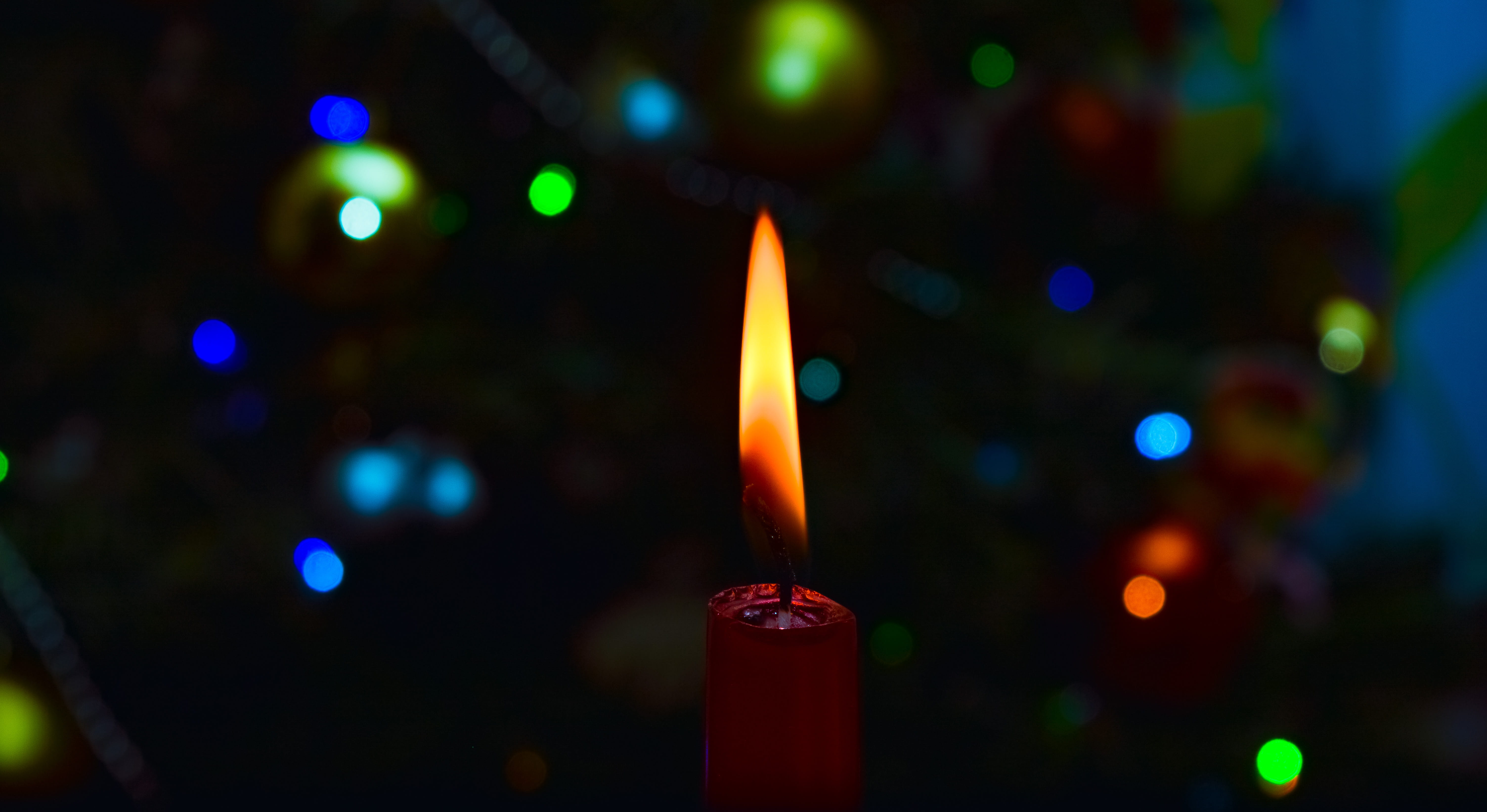 fire - natural phenomenon, lighting equipment, no people, candle light, defocused, nature, celebration, glowing, abend, heat - temperature, night, flame, HD Wallpaper
