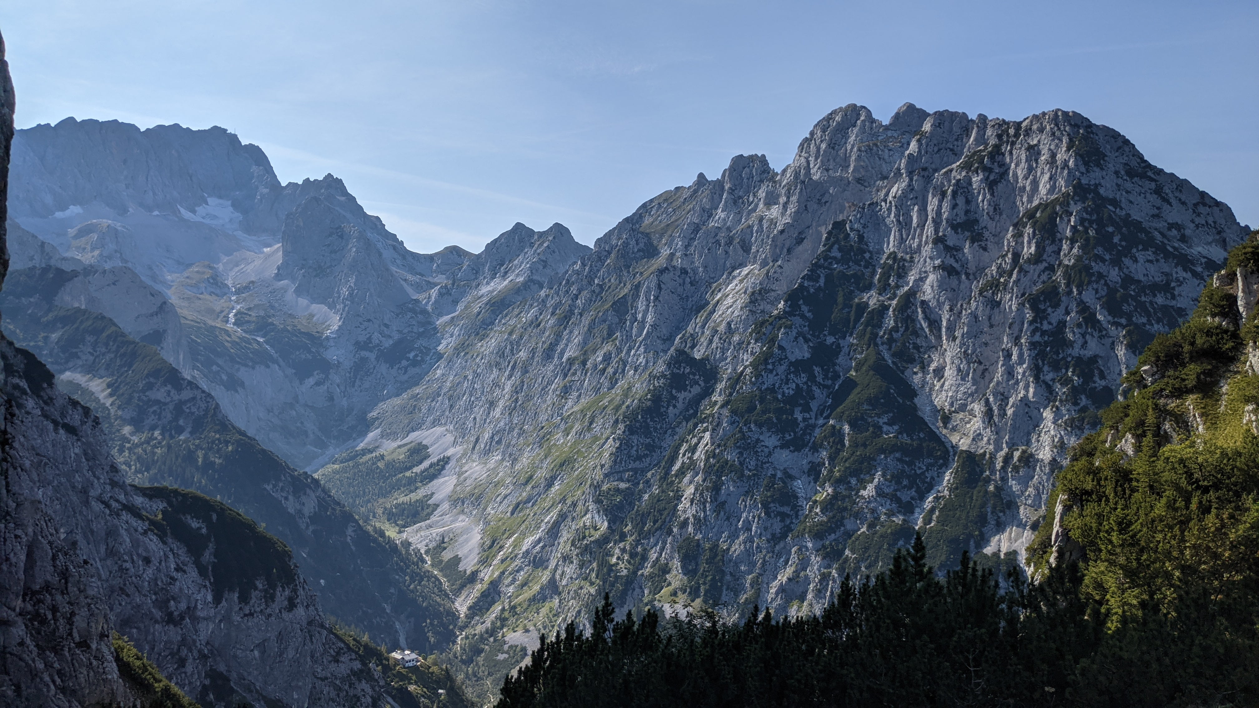 valley, nature, Germany, 4K, mountains, Alps, Zugspitze, HD Wallpaper