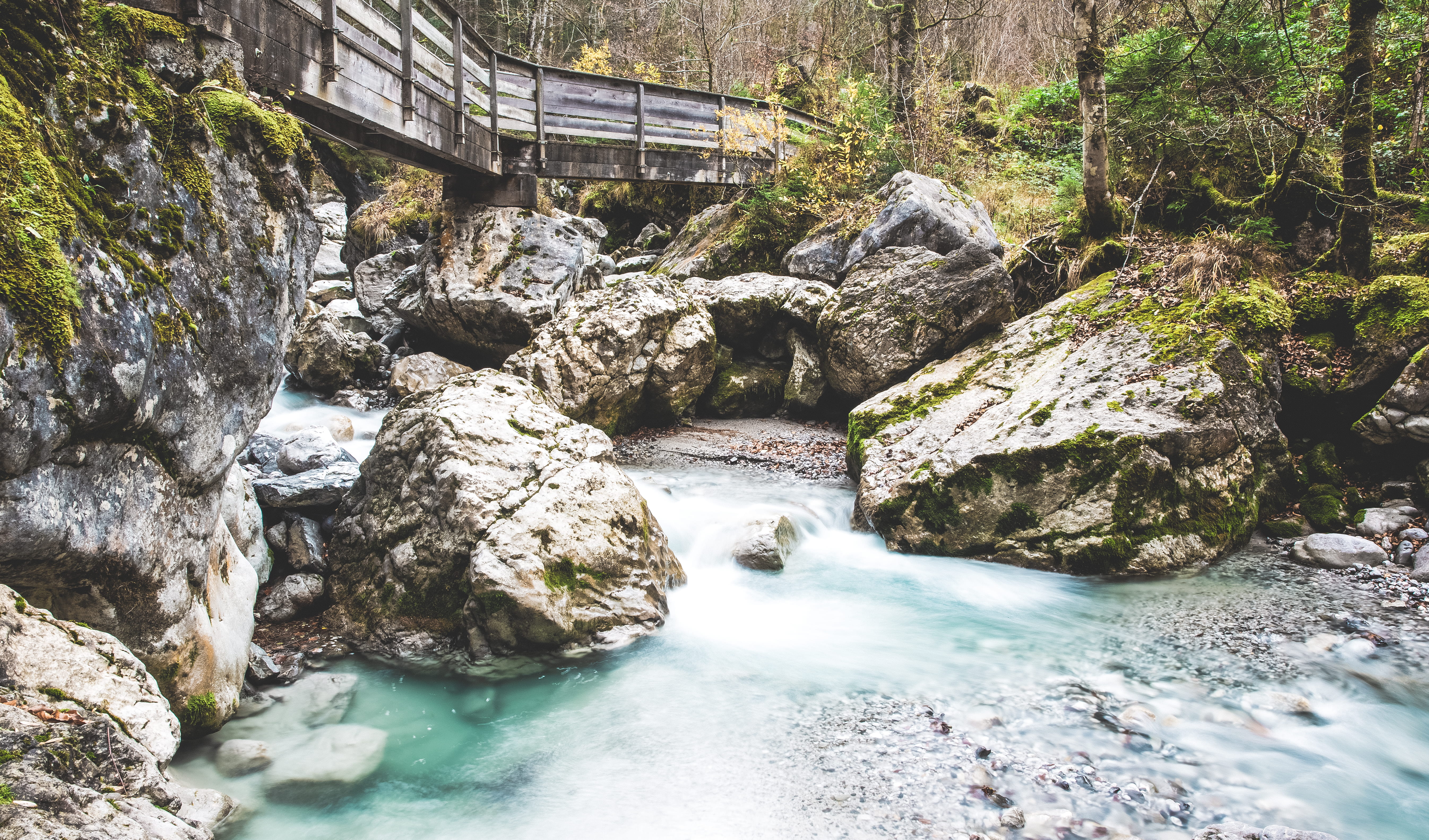 blurred motion, flowing water, creek, outdoors, solid, rock - object, lift, connection, beauty in nature, scenics - nature, rocks, massive, hill, river, HD Wallpaper